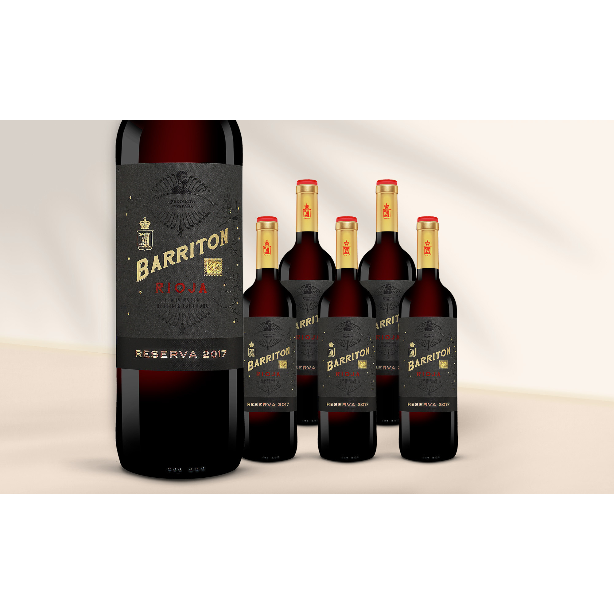 Barriton Reserva 2017  4.5L 13.5% Vol. Weinpaket aus Spanien 39078 vinos DE