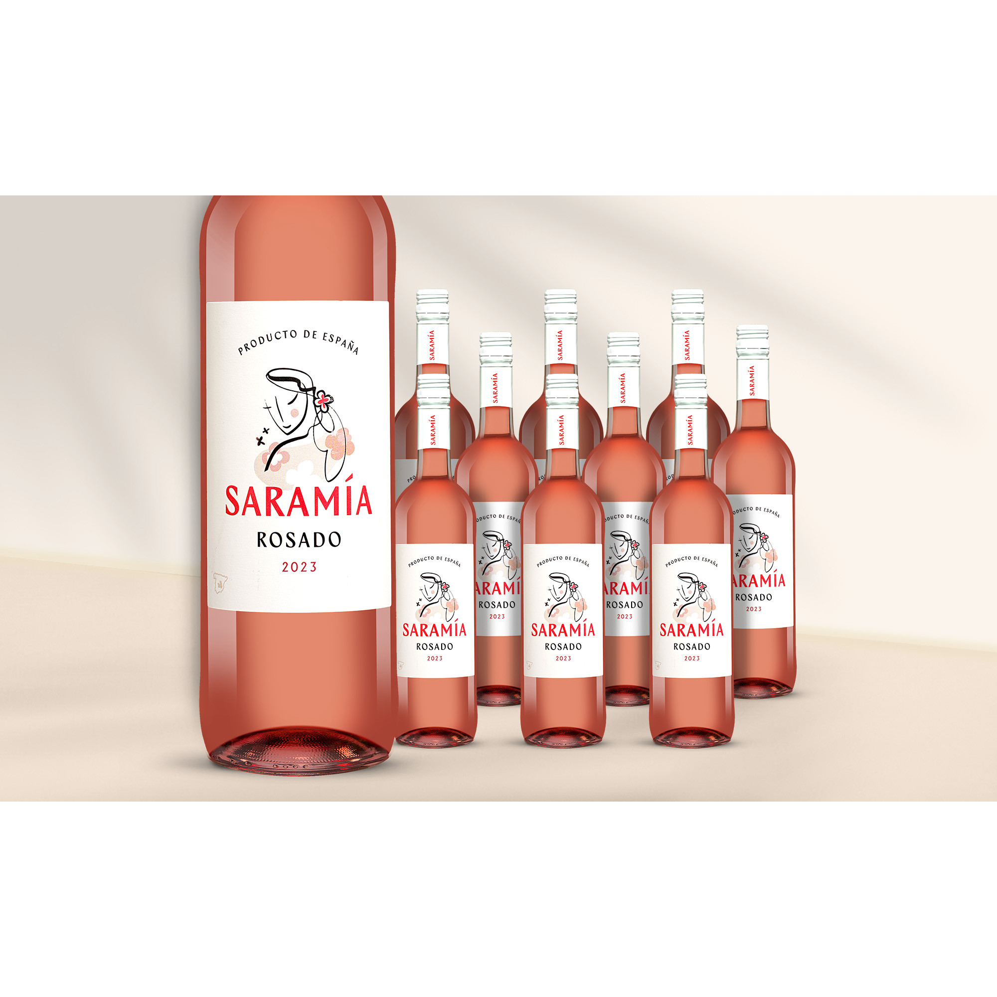 Saramía Rosado 2023  7.5L 12.5% Vol. Weinpaket aus Spanien 39086 vinos DE