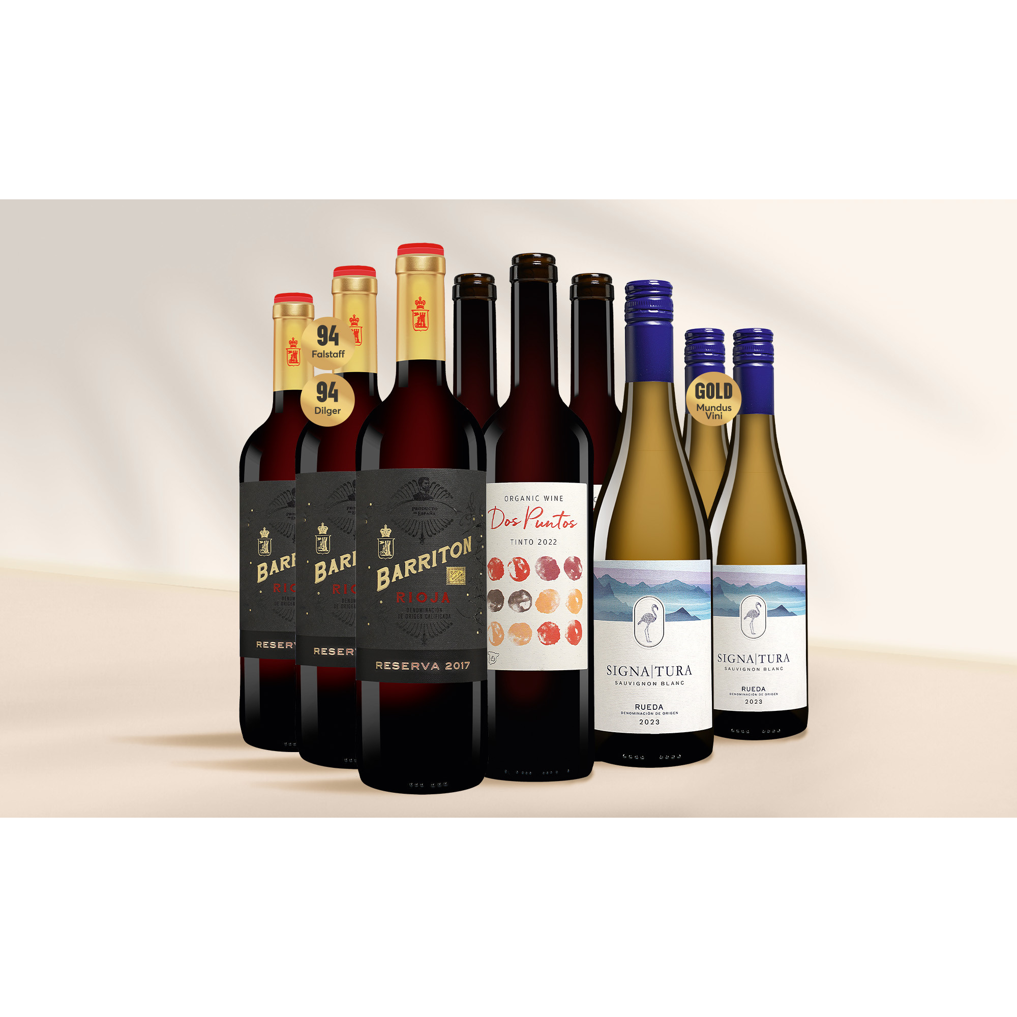 Oktober-Genießer-Paket  6.75L Weinpaket aus Spanien 39087 vinos DE