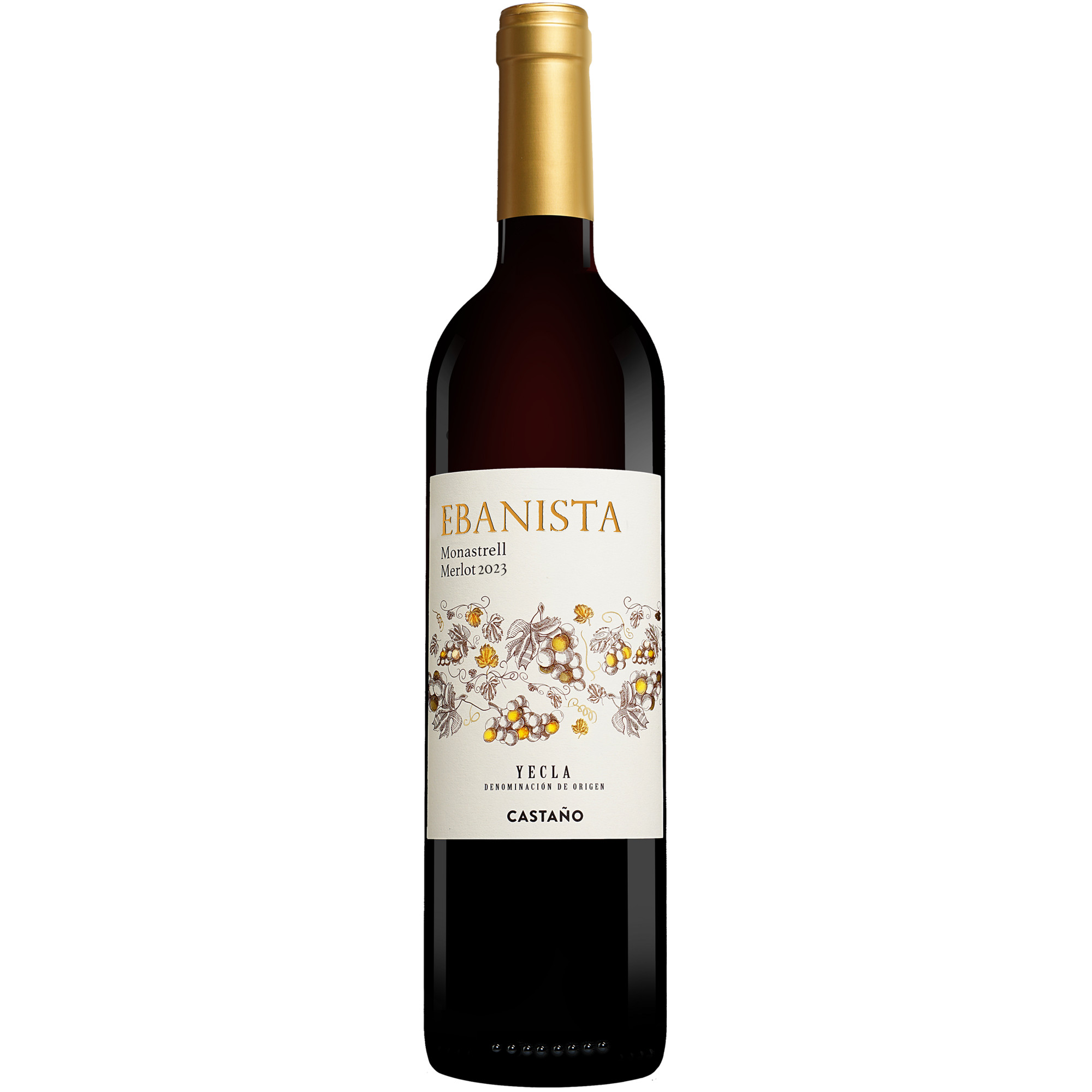 Ebanista Monastrell Merlot 2023  0.75L 14% Vol. Rotwein Trocken aus Spanien Rotwein 39159 vinos DE