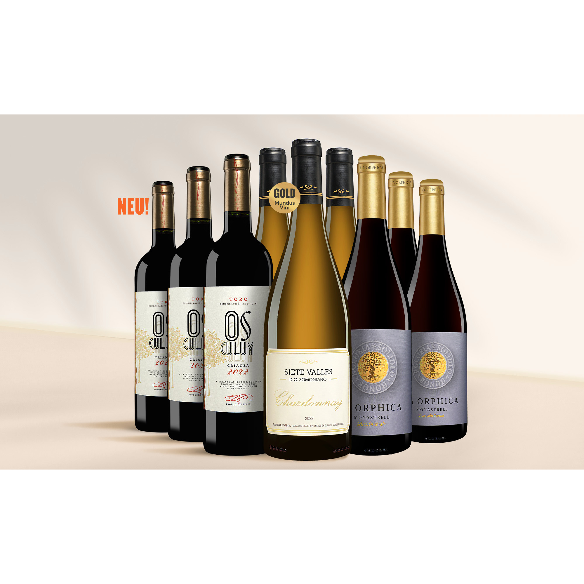 November-Genießer-Paket  6.75L Weinpaket aus Spanien 39240 vinos DE