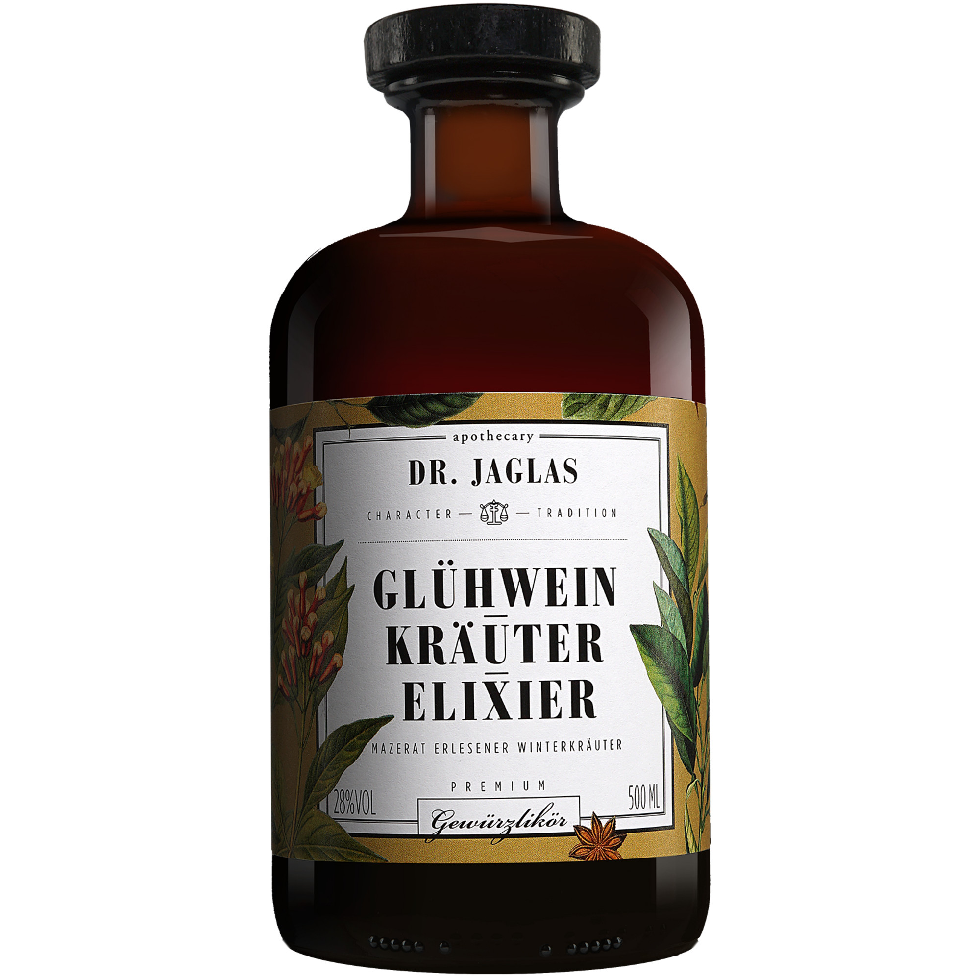 Image of Dr. Jaglas Glühwein-Kräuter-Elixier 0.5L 28% Vol. aus Deutschland