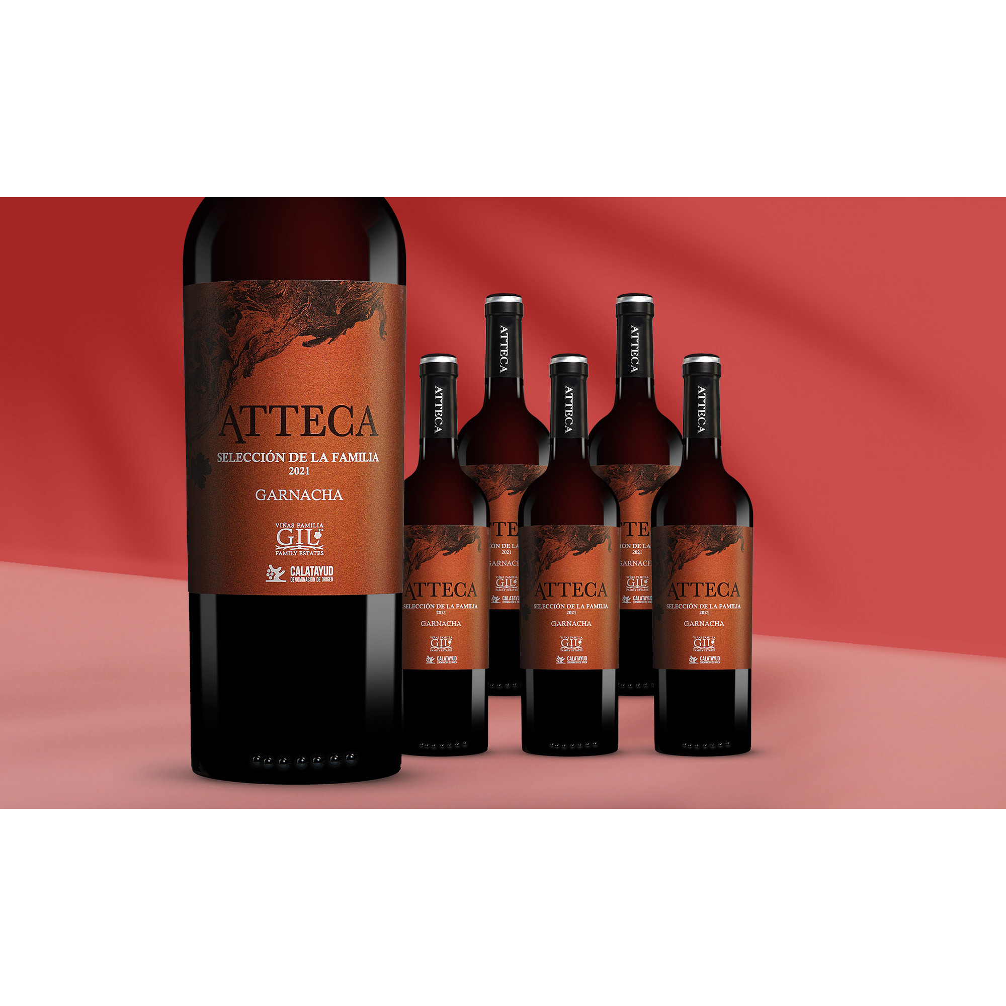 Atteca Garnacha Selección de la Familia 2021  4.5L 14.5% Vol. Weinpaket aus Spanien 39399 vinos DE