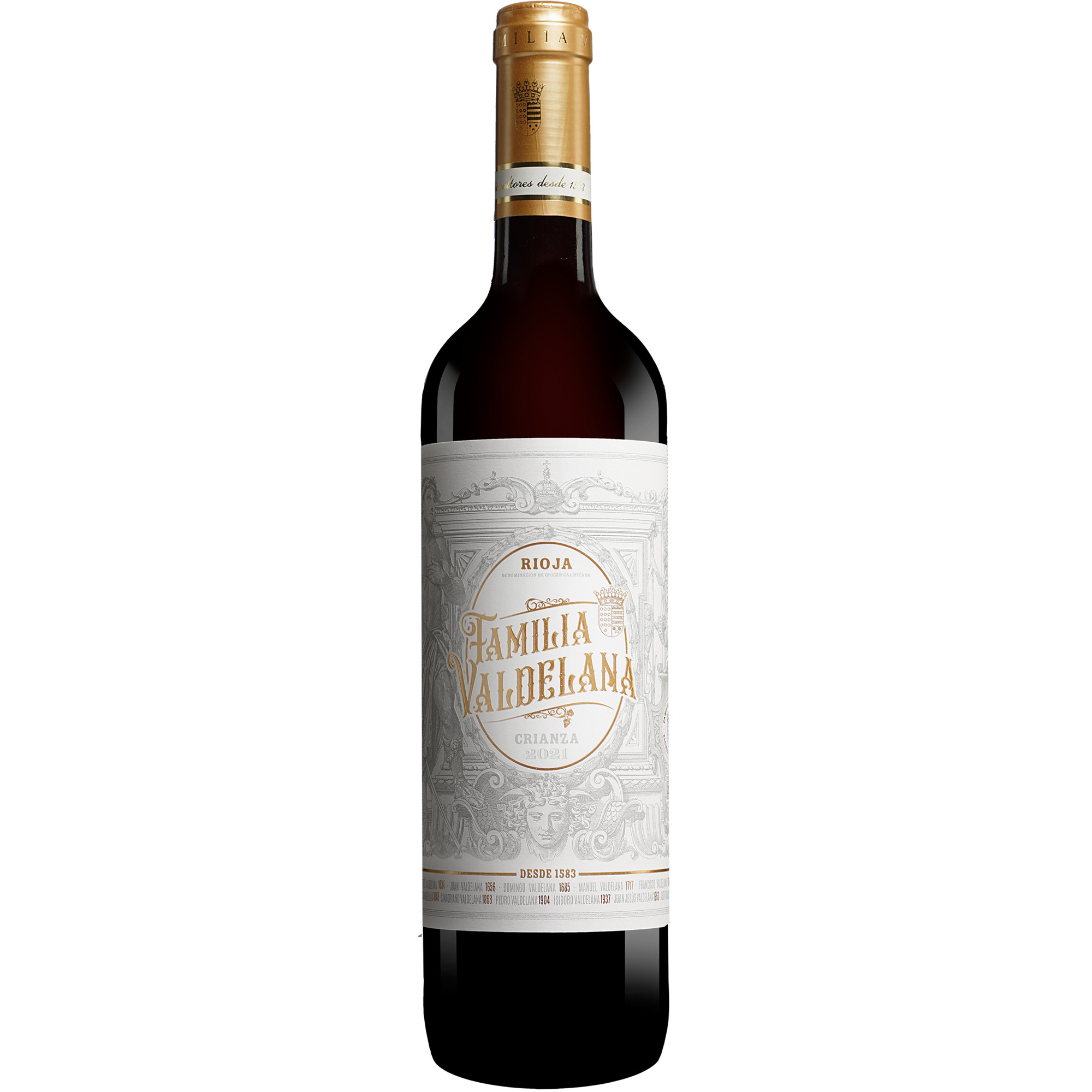 Valdelana Tinto Crianza 2021  0.75L 14.5% Vol. Rotwein Trocken aus Spanien