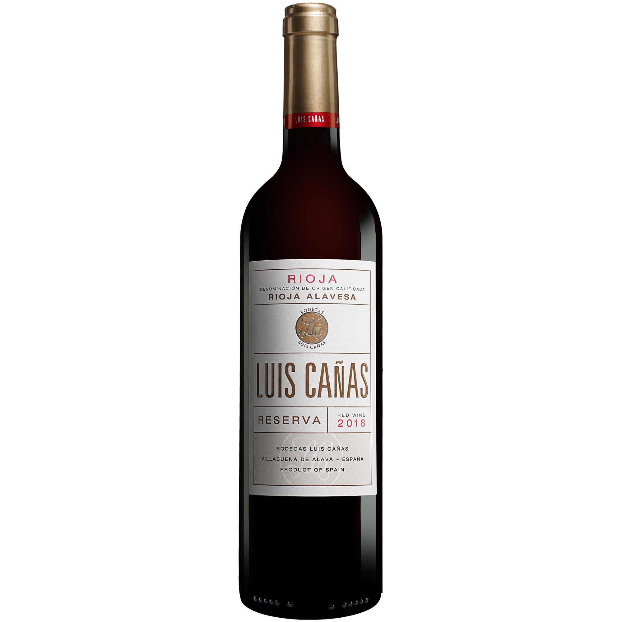 Luis Cañas Reserva 2018  0.75L 14.5% Vol. Rotwein Trocken aus Spanien