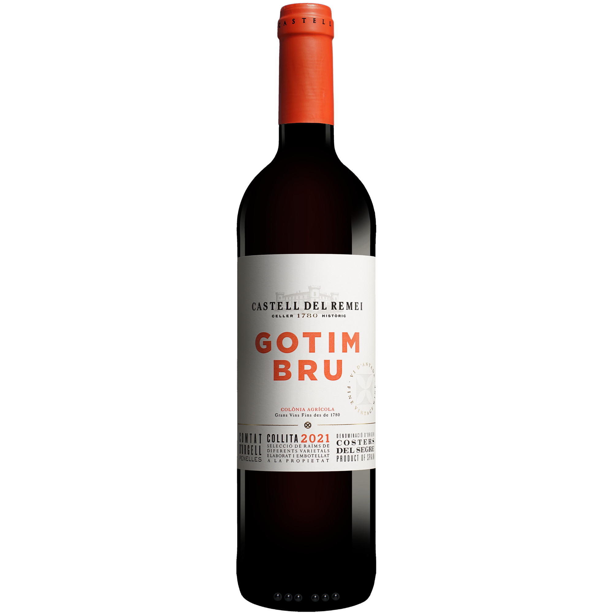 Castell del Remei »Gotim Bru« 2021  0.75L 14% Vol. Rotwein Trocken aus Spanien