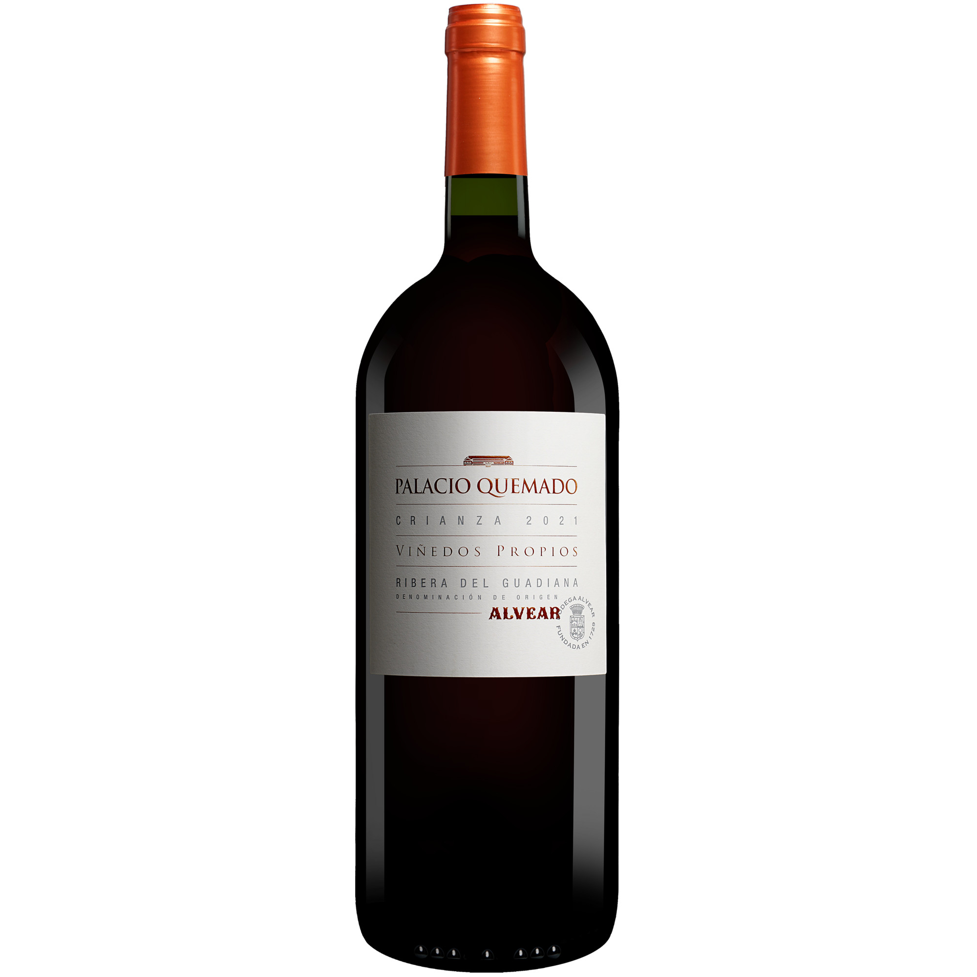 Palacio Quemado Crianza - 1,5 L. Magnum 2021  1.5L 14% Vol. Rotwein Trocken aus Spanien