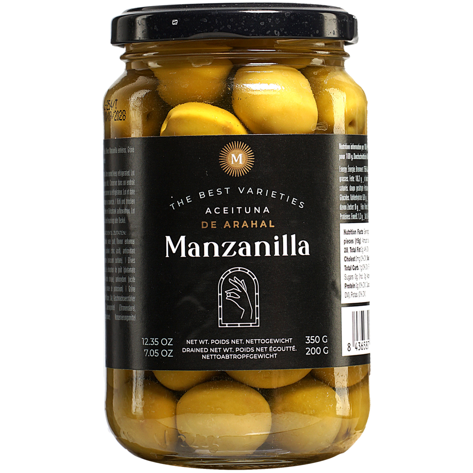 Oliven Manzanilla - 350g  1STK.