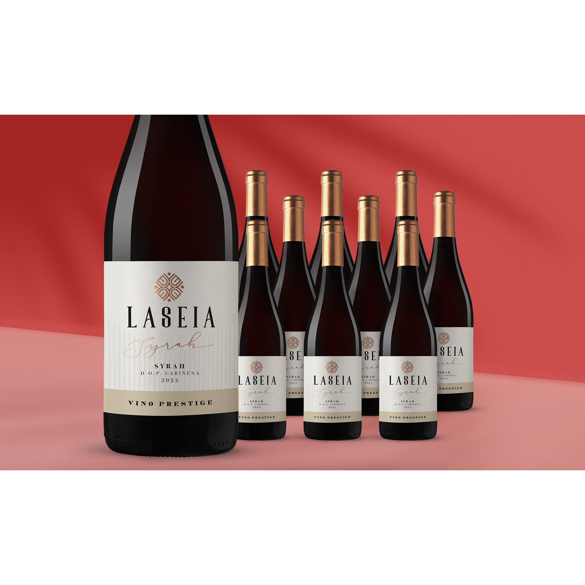 Laseia Syrah 2022  7.5L 14% Vol. Weinpaket aus Spanien 39589 vinos DE