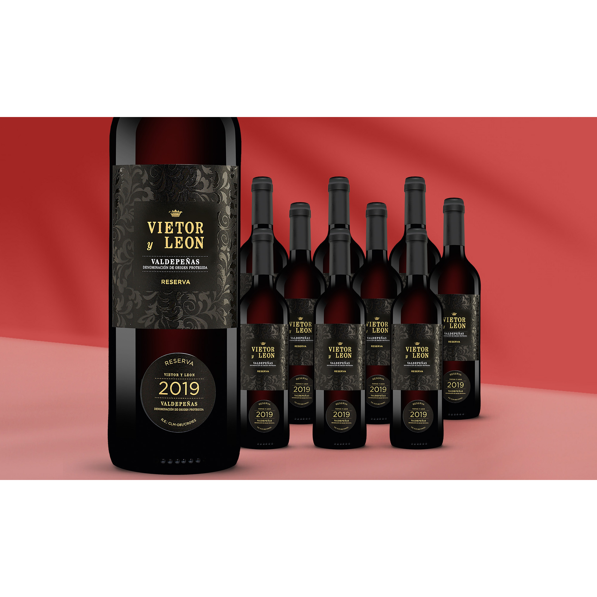 Image of Vietor y Leon Reserva 2019 7.5L 13% Vol. Weinpaket aus Spanien