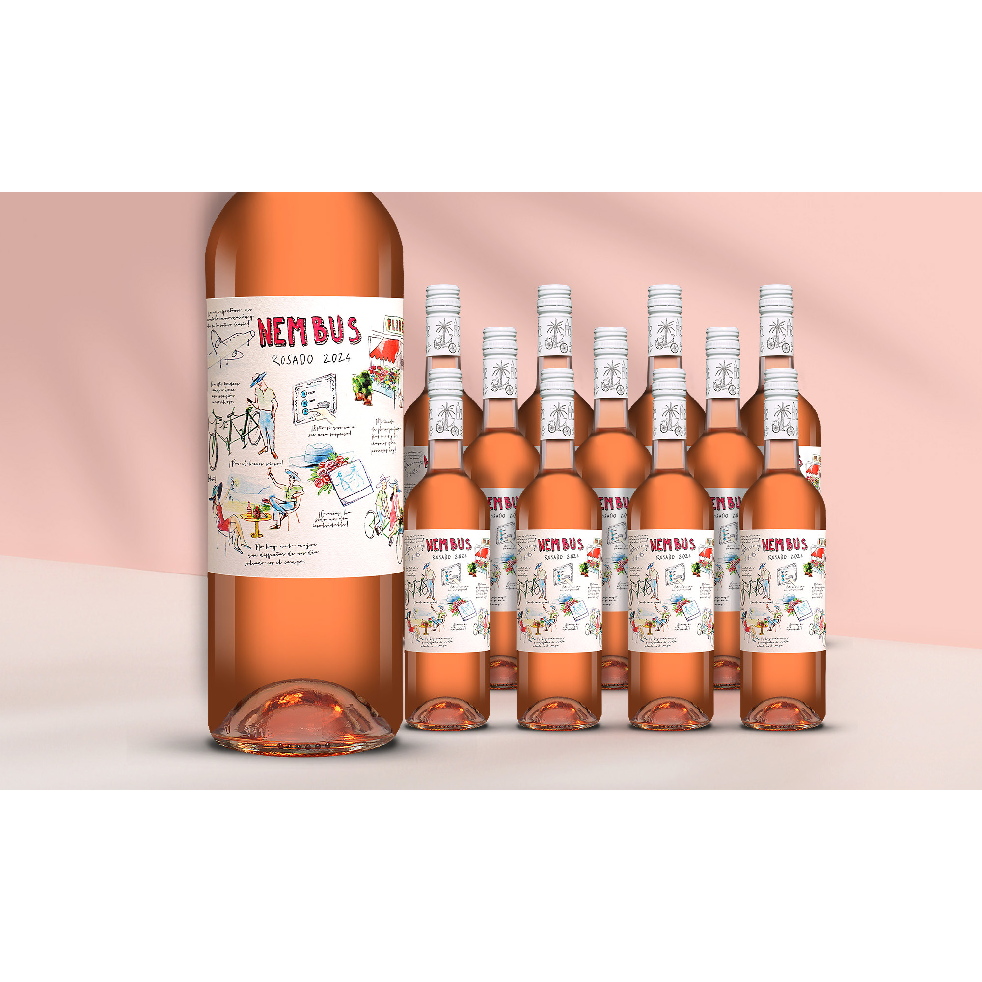 Nembus Rosado 2024  9L 12.5% Vol. Weinpaket aus Spanien 39803 vinos DE