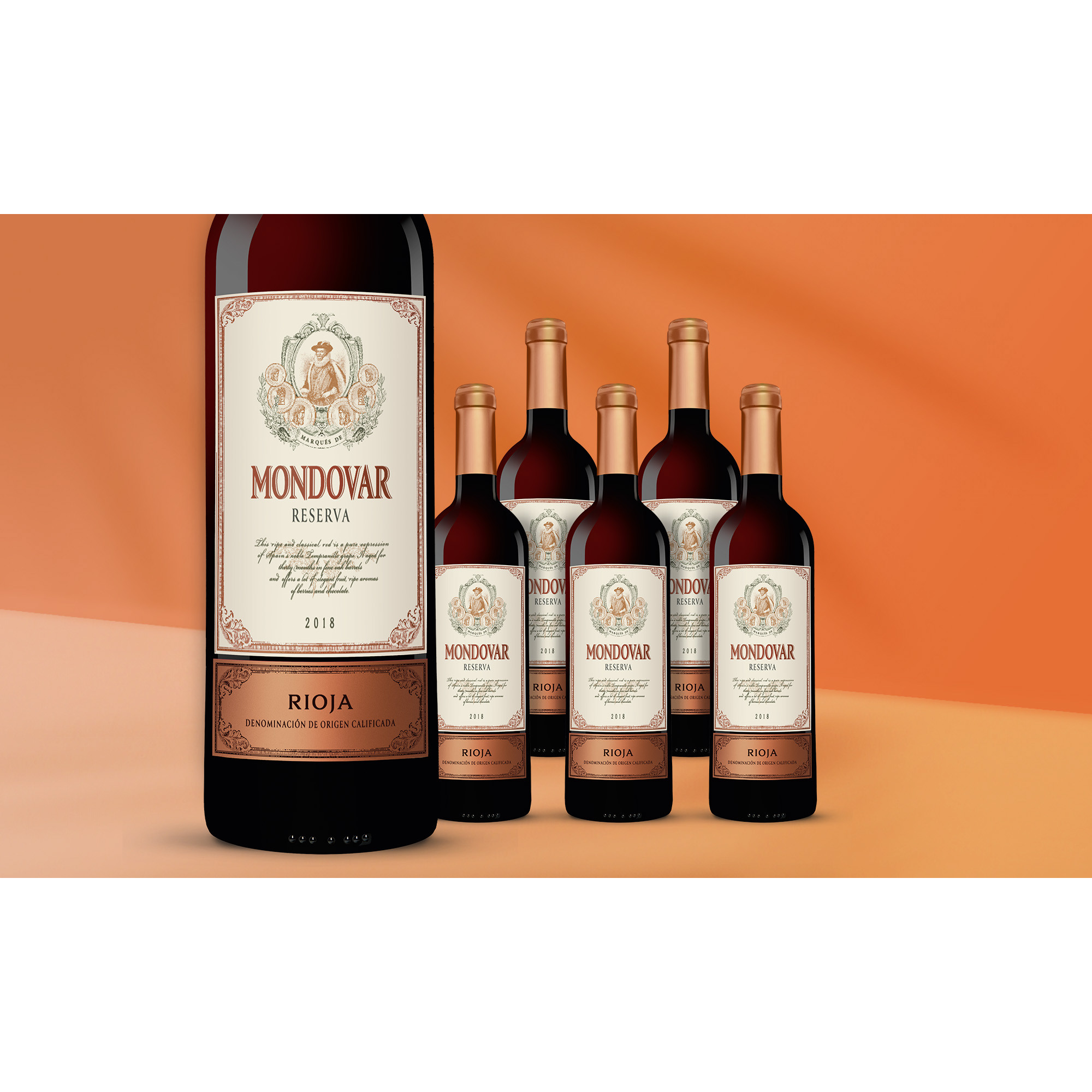 Mondovar Reserva 2018  4.5L 13.5% Vol. Weinpaket aus Spanien 39810 vinos DE