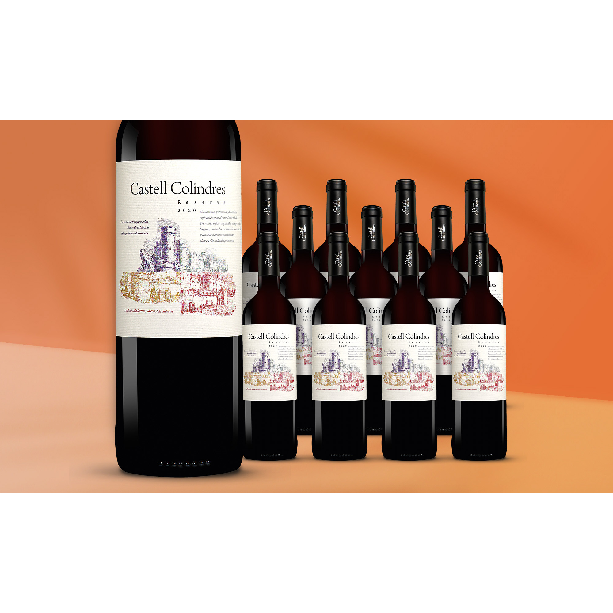 Castell Colindres Reserva 2020  9L 13.5% Vol. Weinpaket aus Spanien 39811 vinos DE