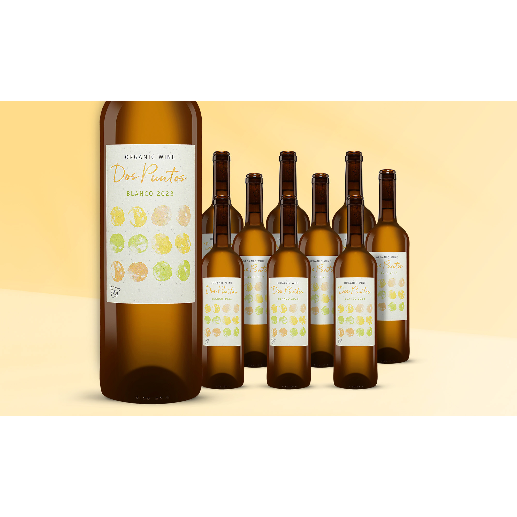 Dos Puntos Blanco Organic 2023  7.5L 13% Vol. Weinpaket aus Spanien 39814 vinos DE