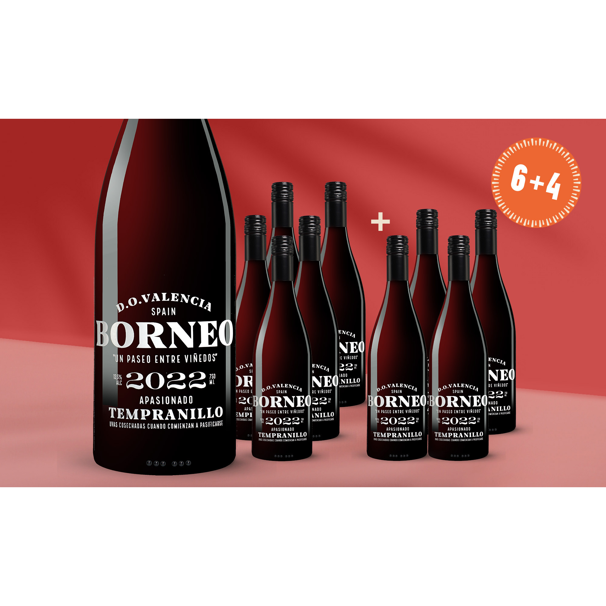 Borneo Apasionado 2022  7.5L 13.5% Vol. Weinpaket aus Spanien 39922 vinos DE