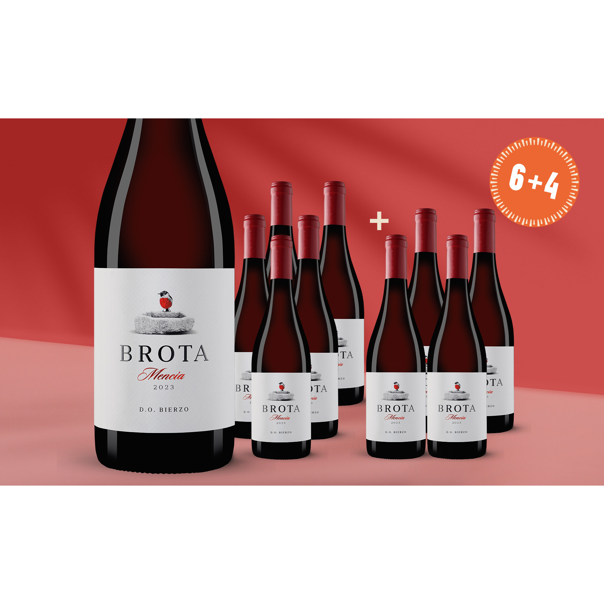 Brota Mencía 2023  7.5L 12.5% Vol. Weinpaket aus Spanien 39926 vinos DE