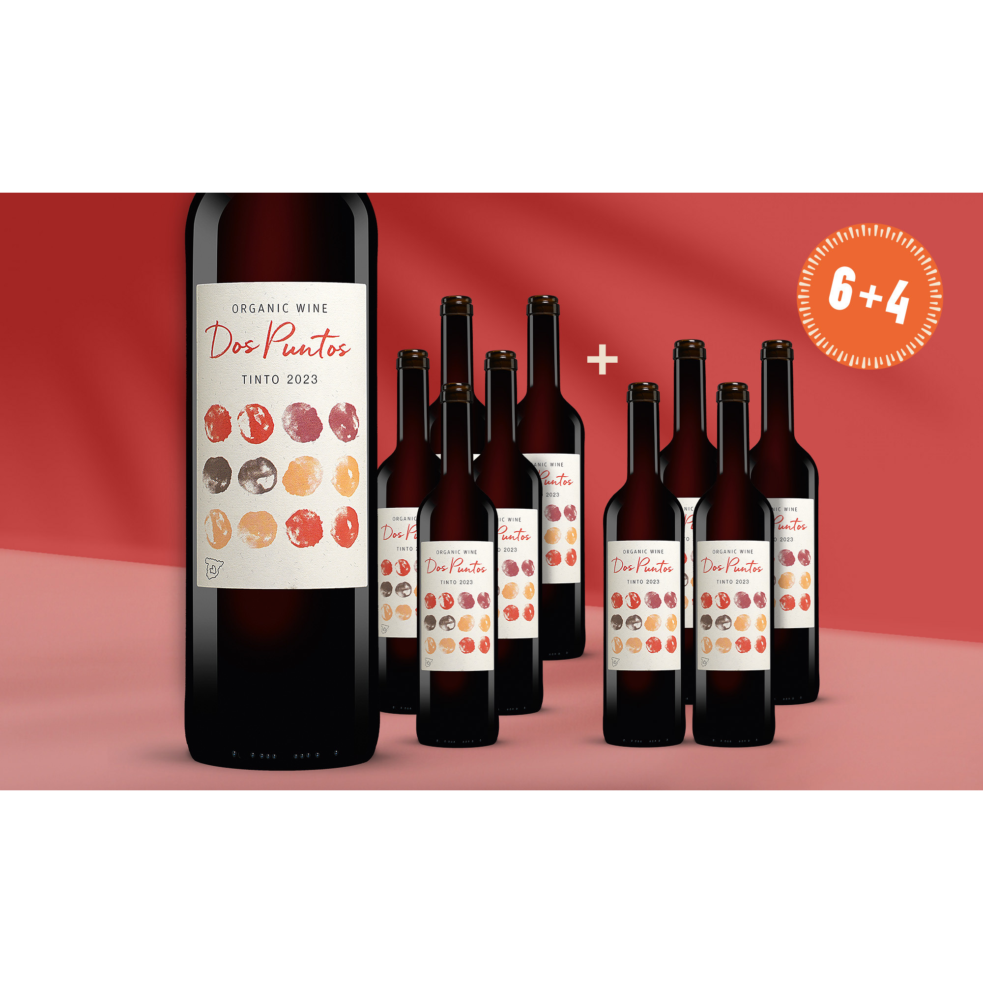 Dos Puntos Tinto Organic 2023  7.5L 13.5% Vol. Weinpaket aus Spanien 39927 vinos DE