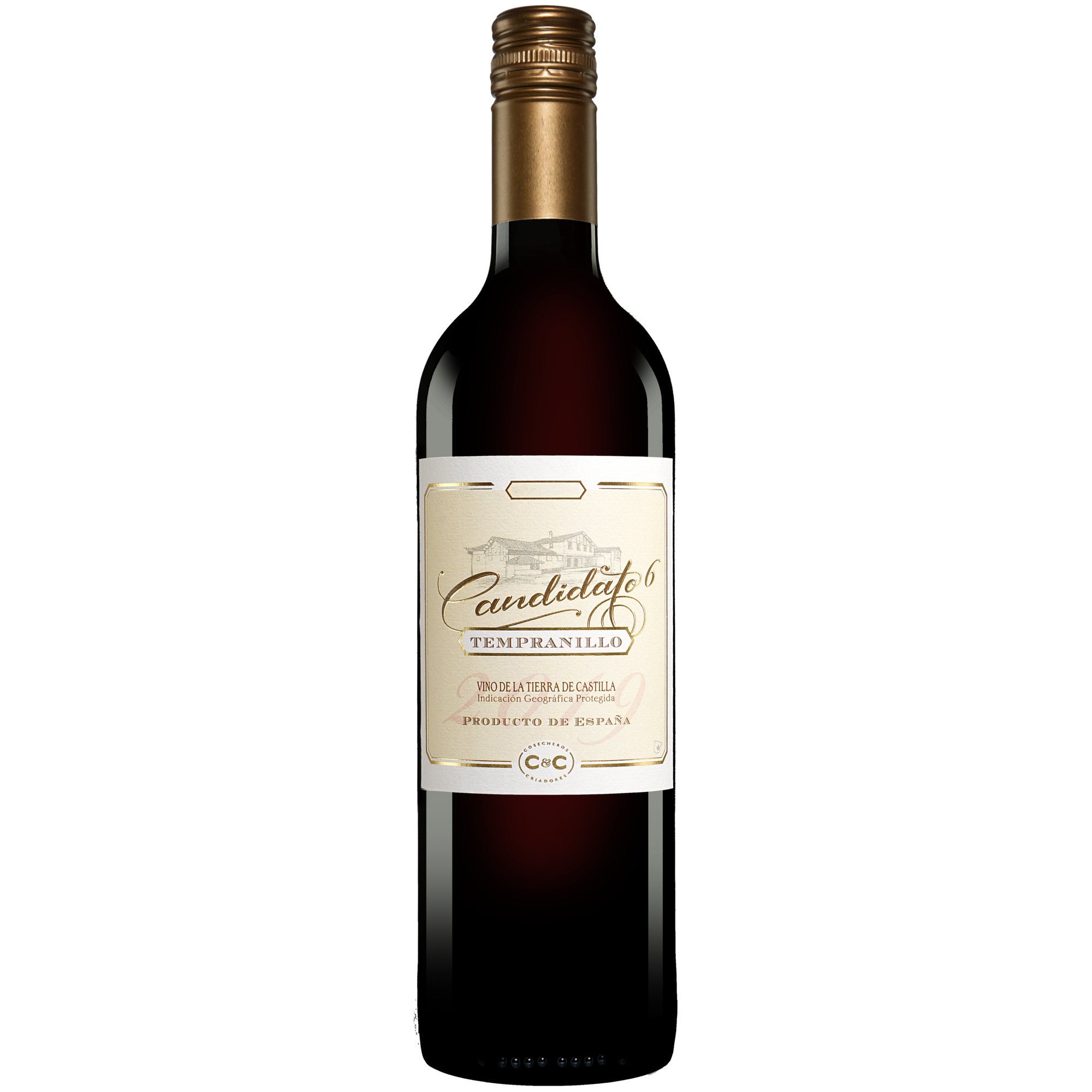 Candidato »6 meses en barrica« 2020 0 13% Vol. Rotwein Trocken aus Spanien