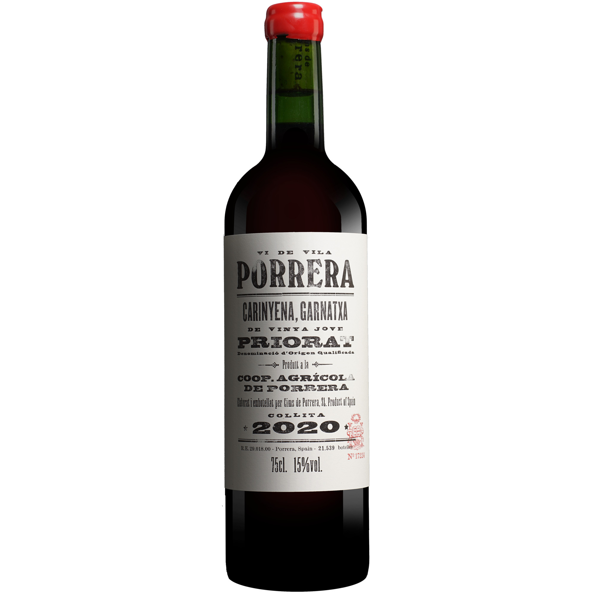 Image of Cims de Porrera »Vi de Vila« Tinto 2020 0.75L 15% Vol. Rotwein Trocken aus Spanien