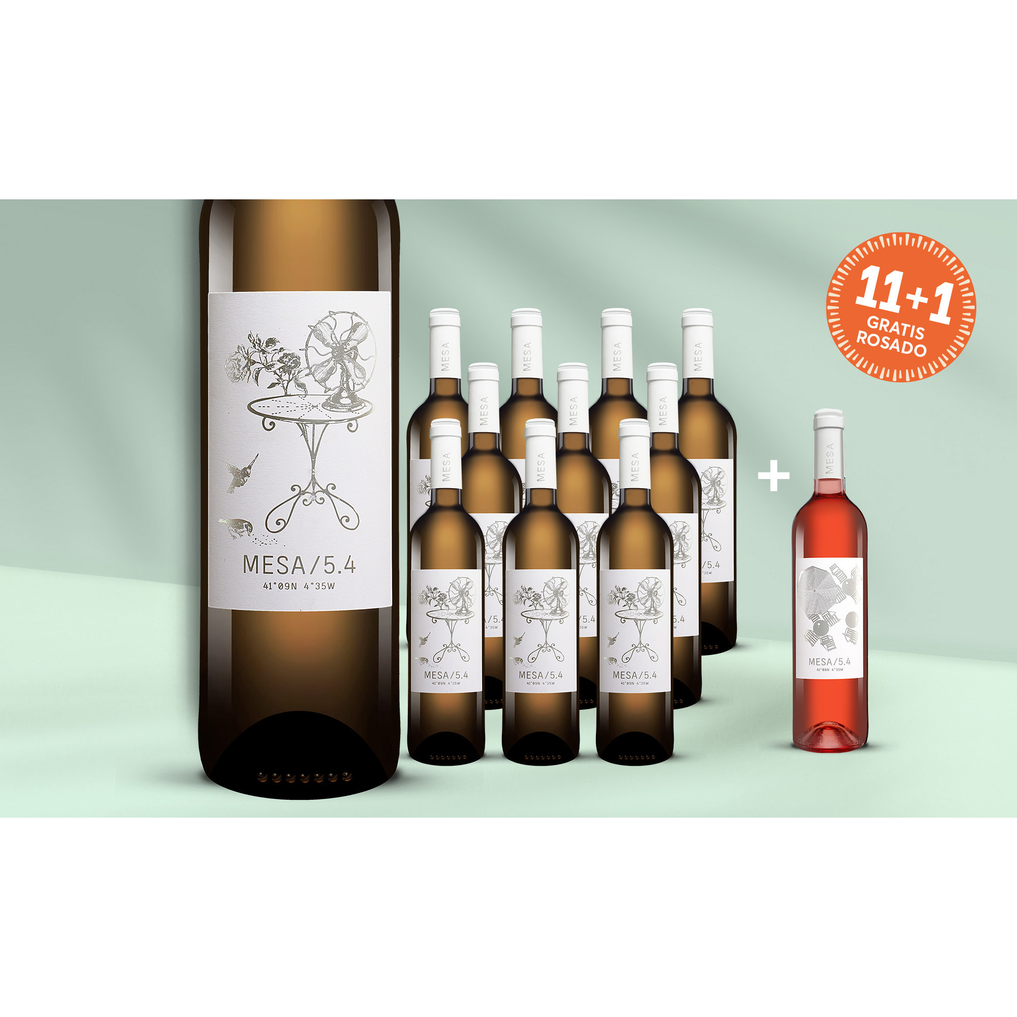 MESA/5.4 Blanco  9L 12.5% Vol. Weinpaket aus Spanien 40112 vinos DE