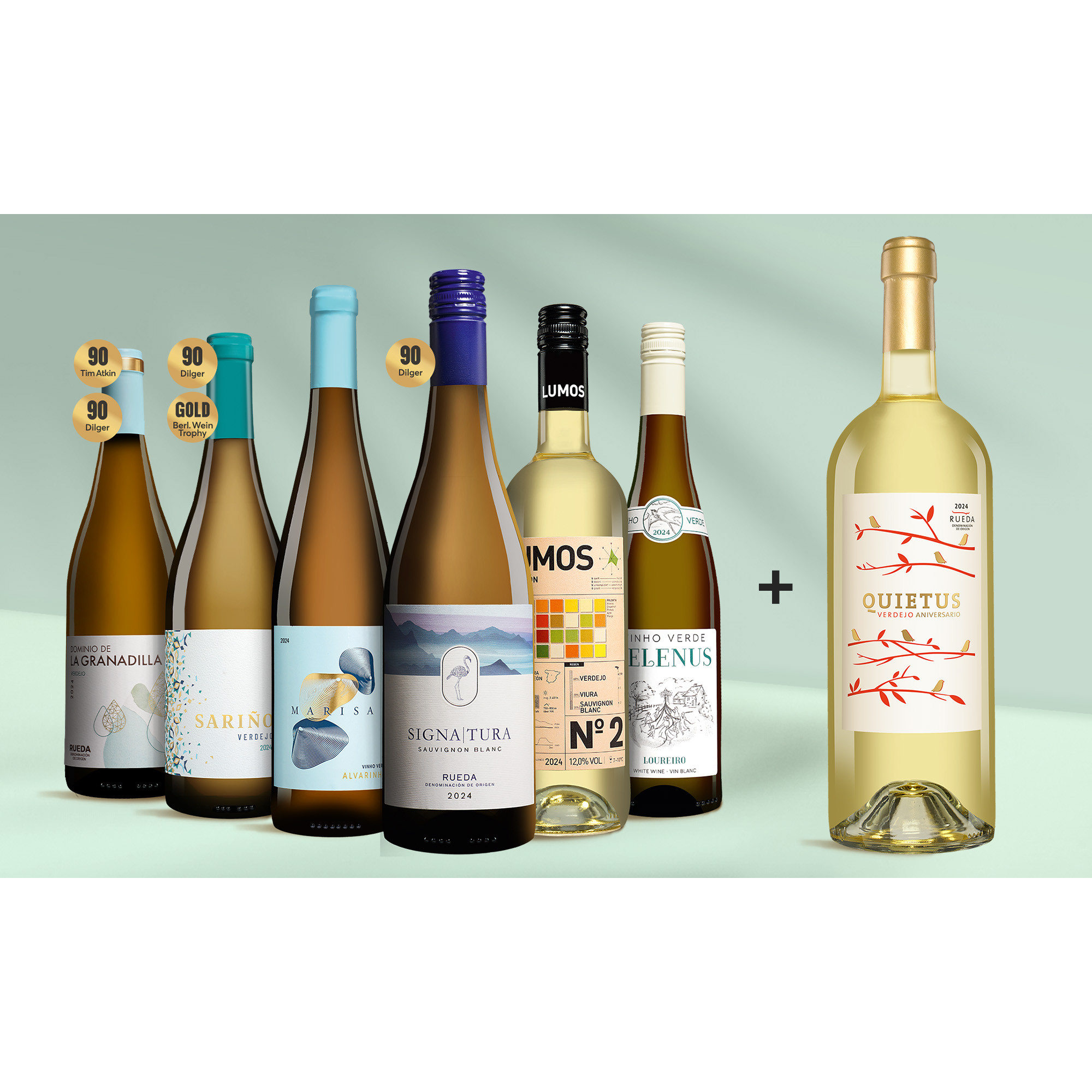 Spargel-Weißwein-Paket Weinpaket aus Spanien