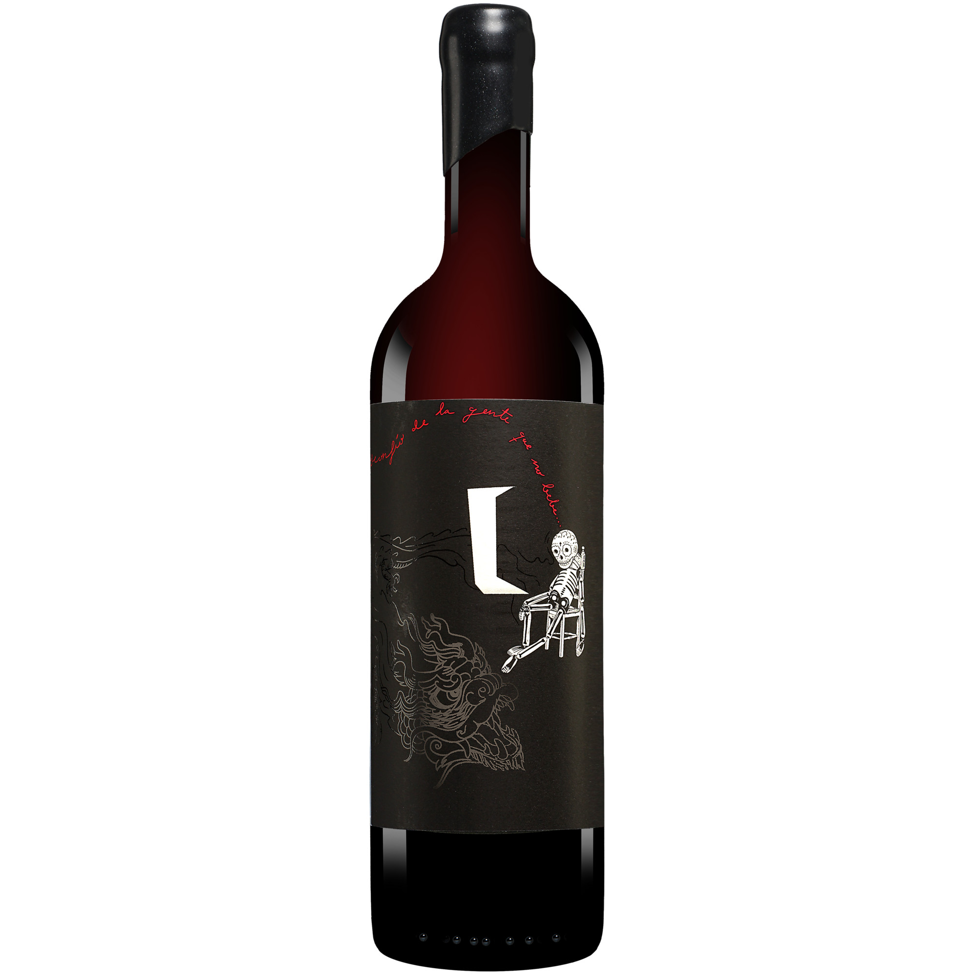 Ribas Mantonegro »Desconfio de la Gente que no bebe« 2023  015% Vol. Rotwein Trocken aus Spanien