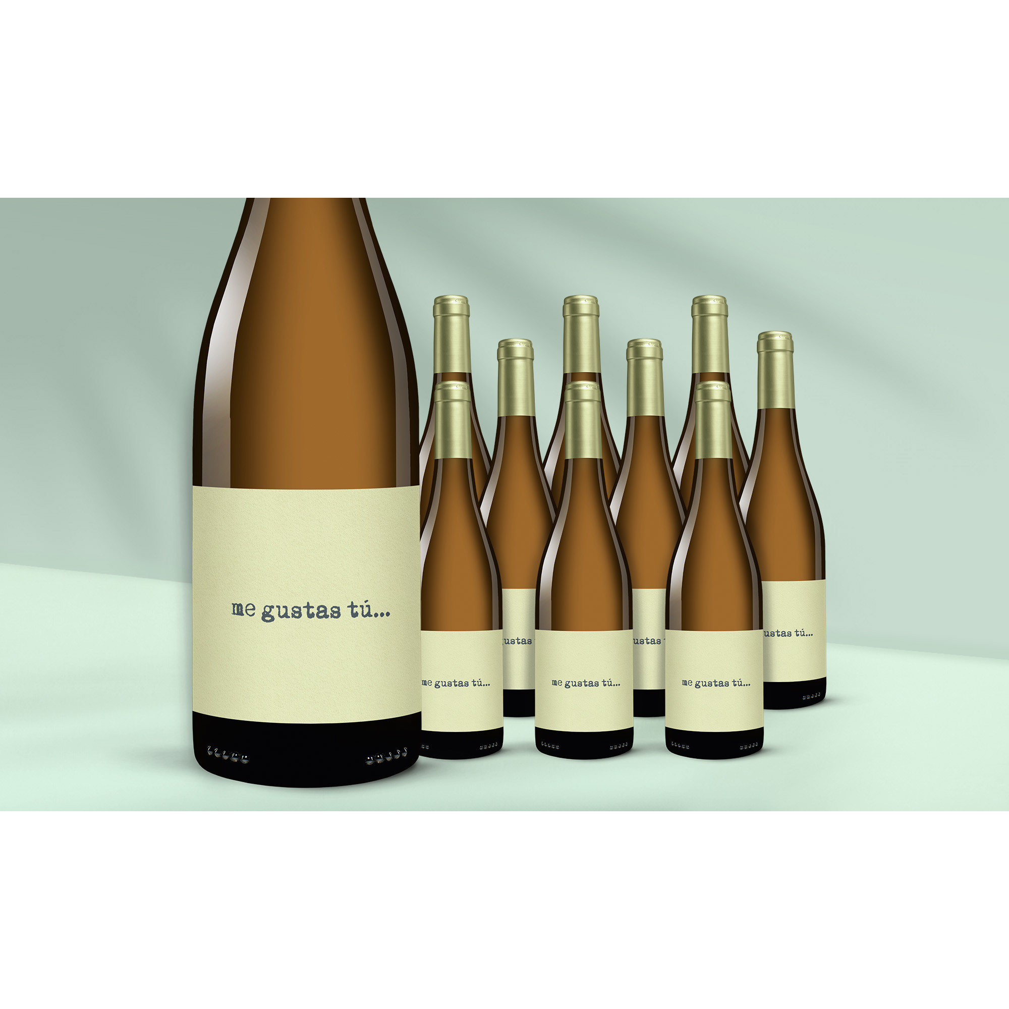 Image of Me gustas tú Blanco 2024 7.5L 12% Vol. Weinpaket aus Spanien