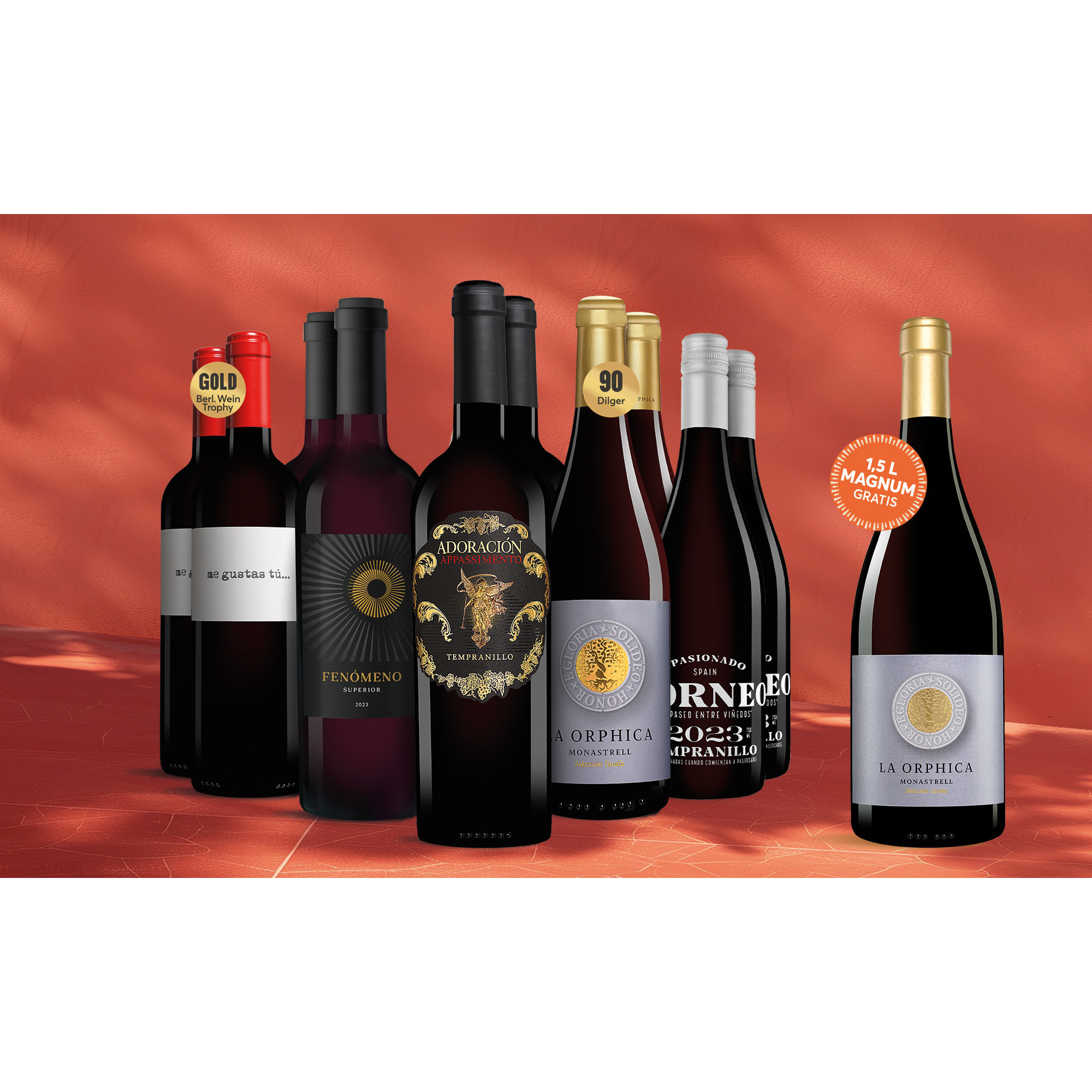 Primitivo-Style-Paket  9L Weinpaket aus Spanien 40641 vinos DE