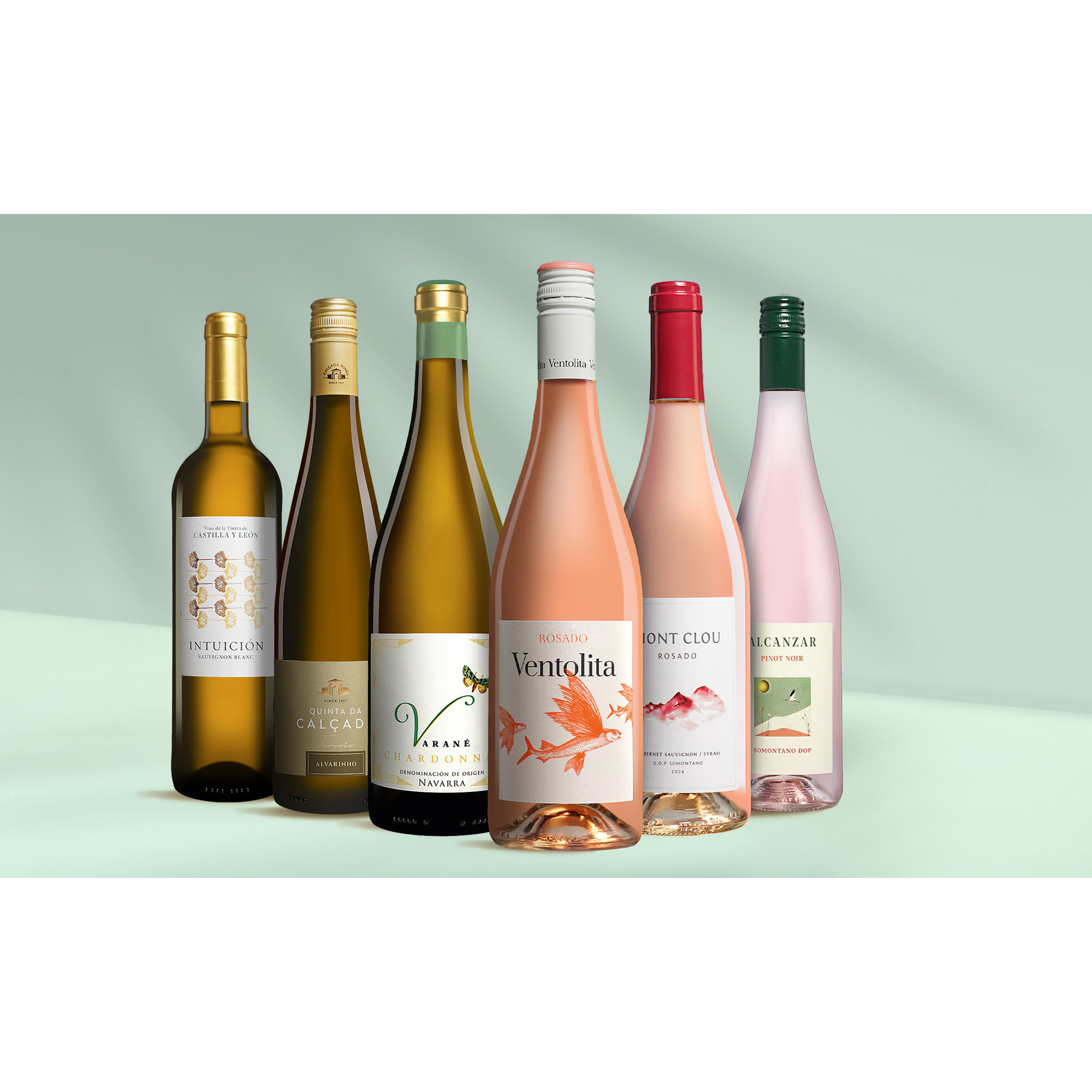 Rosé-Weißwein-Grillpaket  4Weinpaket aus Spanien