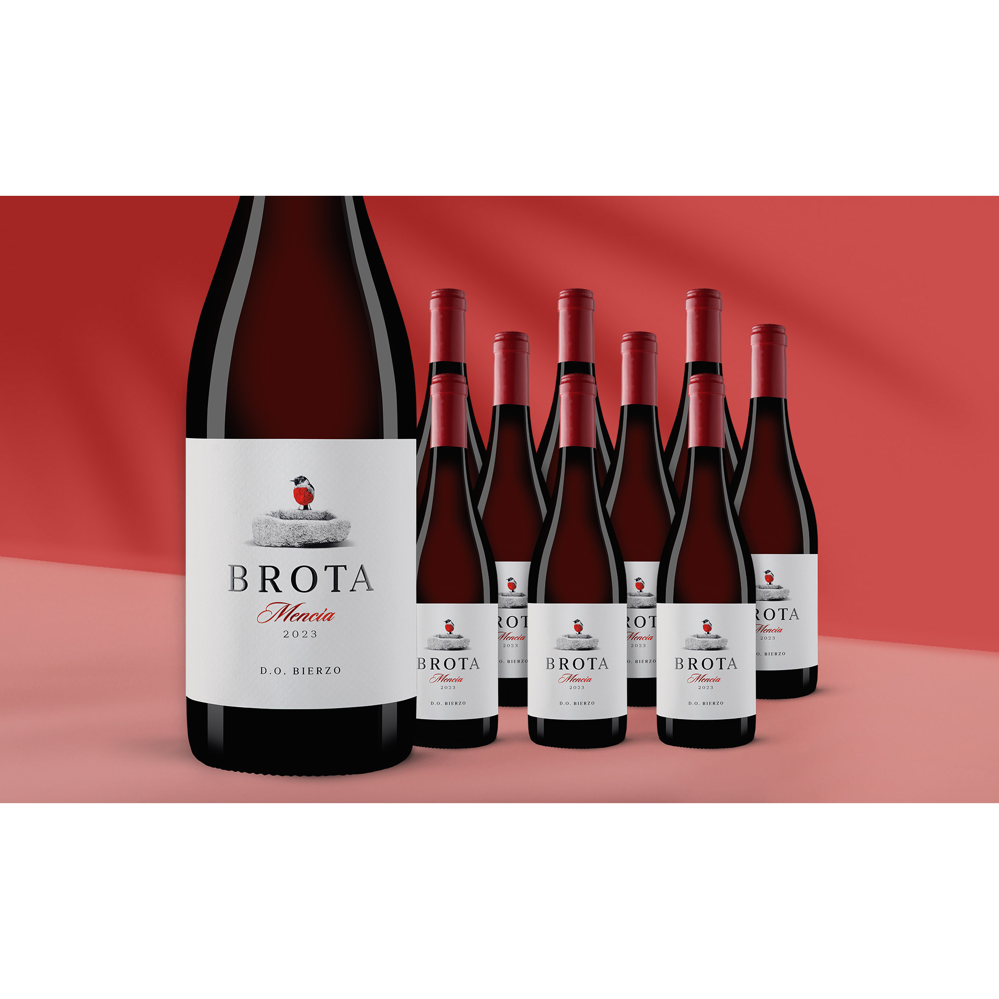 Brota Mencía 2023  712.5% Vol. Weinpaket aus Spanien