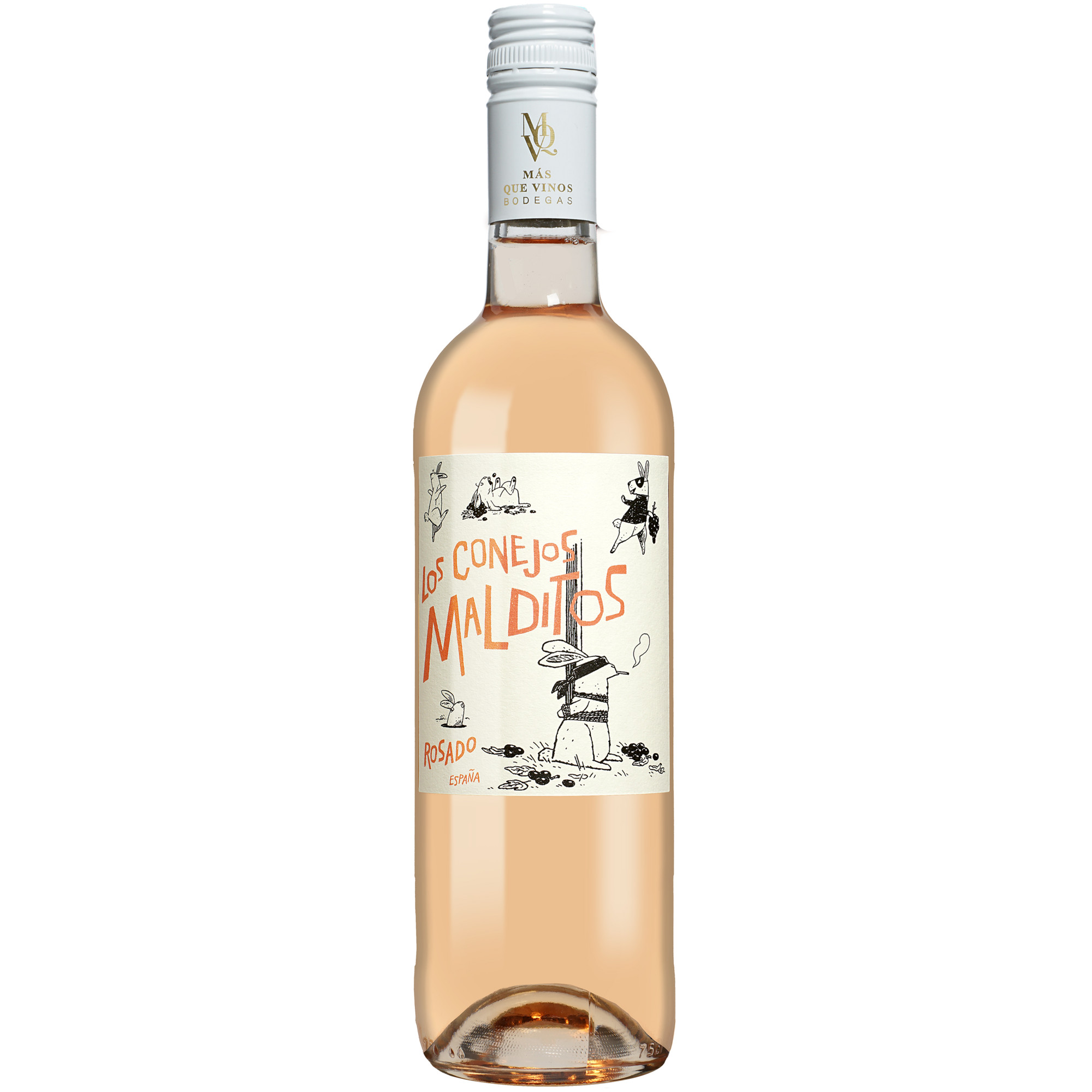 Image of Los Conejos Malditos Rosado 2024 0.75L 12.5% Vol. Roséwein aus Spanien
