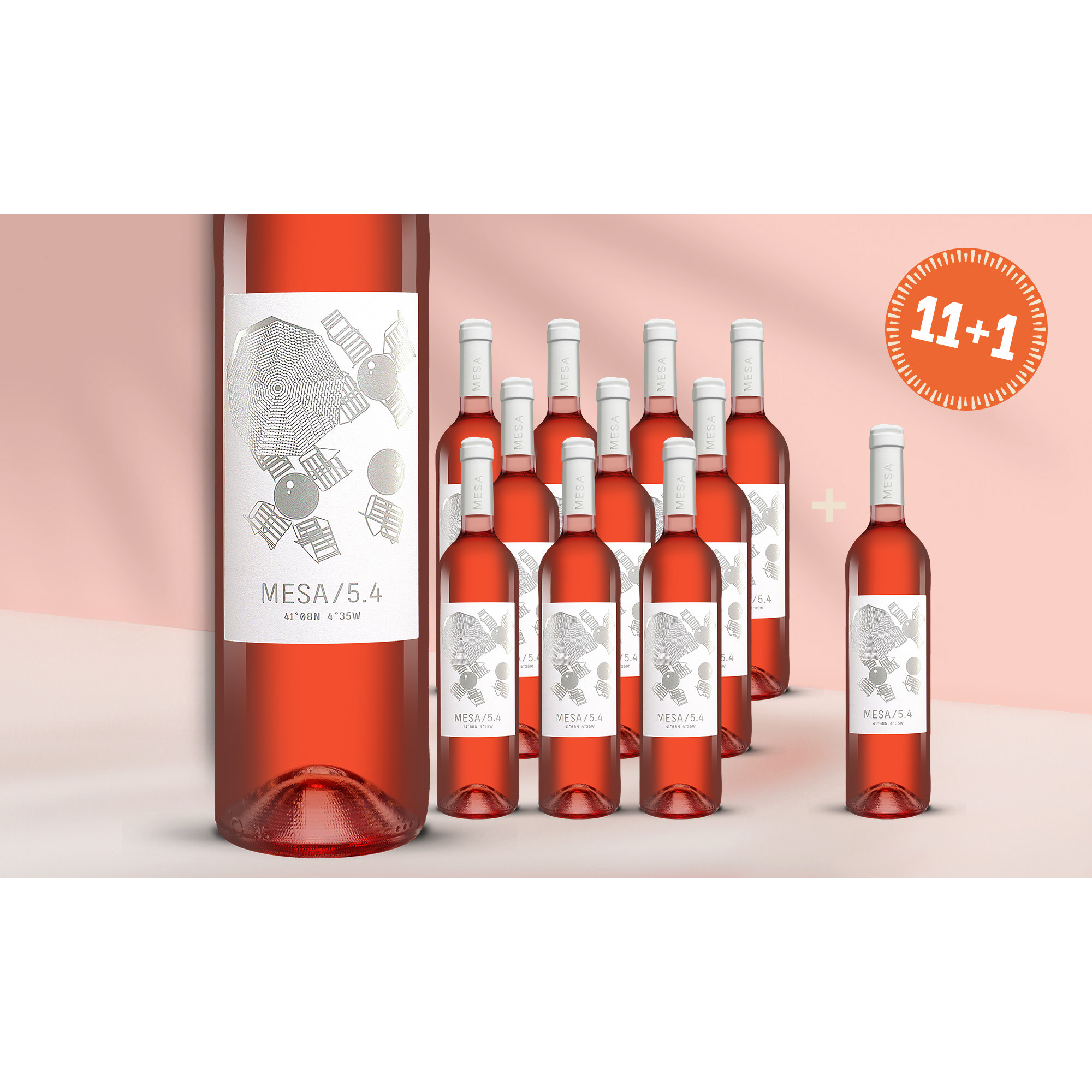 MESA/5.4 Rosado 12.5% Vol. Weinpaket aus Spanien