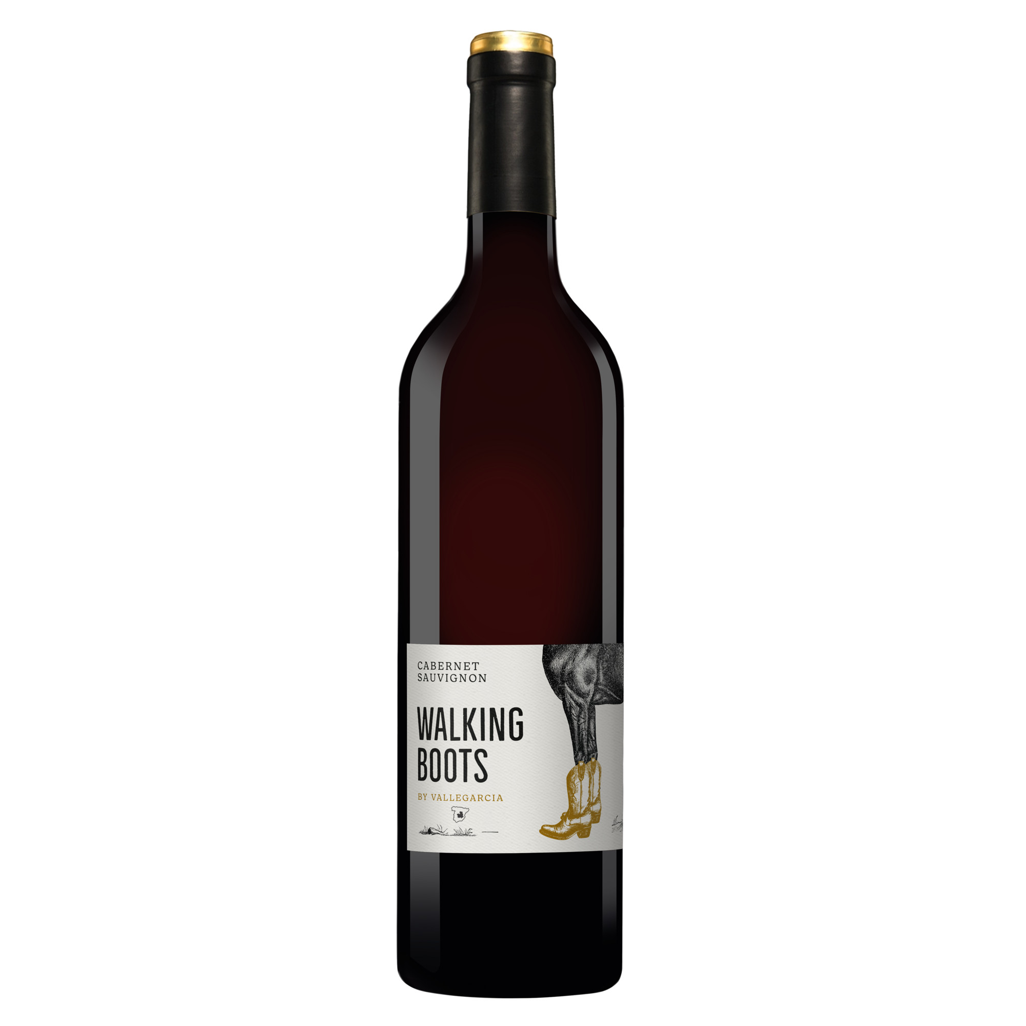 Image of Walking Boots Cabernet Sauvignon 2024 0.75L 14.5% Vol. Rotwein Trocken aus Spanien