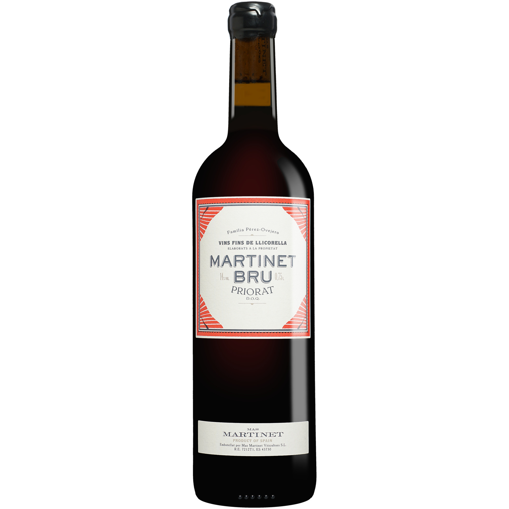 Mas Martinet Martinet Bru 2023  014% Vol. Rotwein Trocken aus Spanien