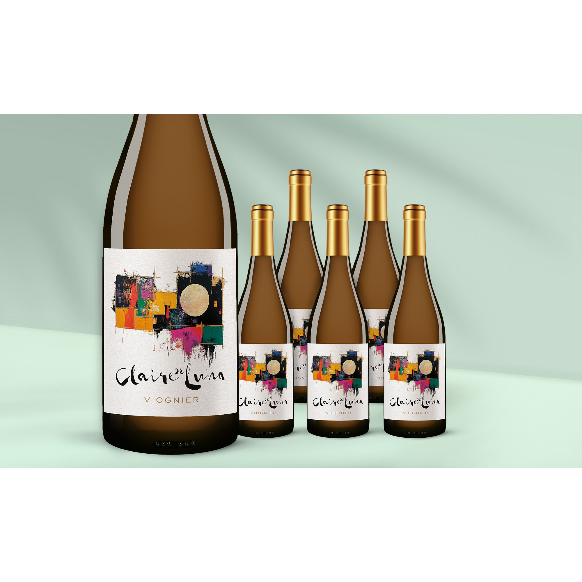 Claire de Luna Viognier 2024  412.5% Vol. Weinpaket aus Spanien