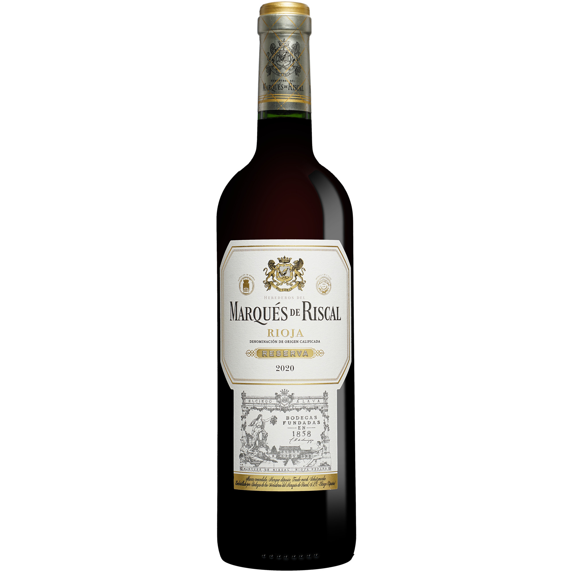 Marqués de Riscal  Reserva 2020  014.5% Vol. Rotwein Trocken aus Spanien