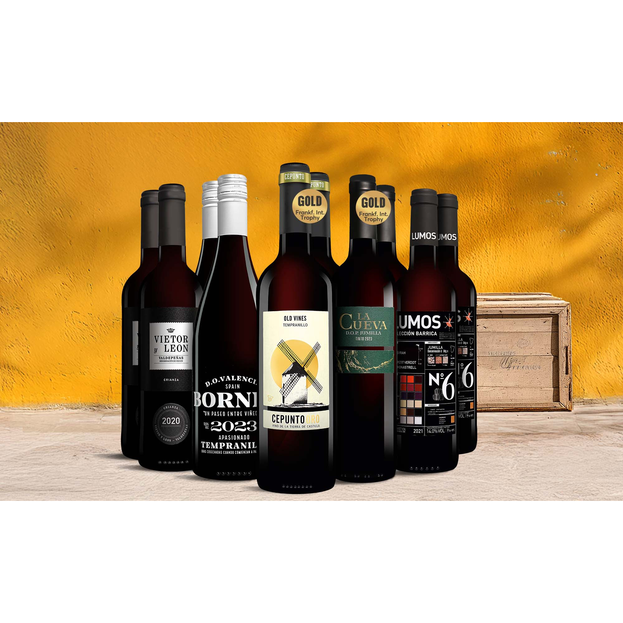Image of Lagerausverkauf Rotwein-Paket 7.5L Weinpaket aus Spanien