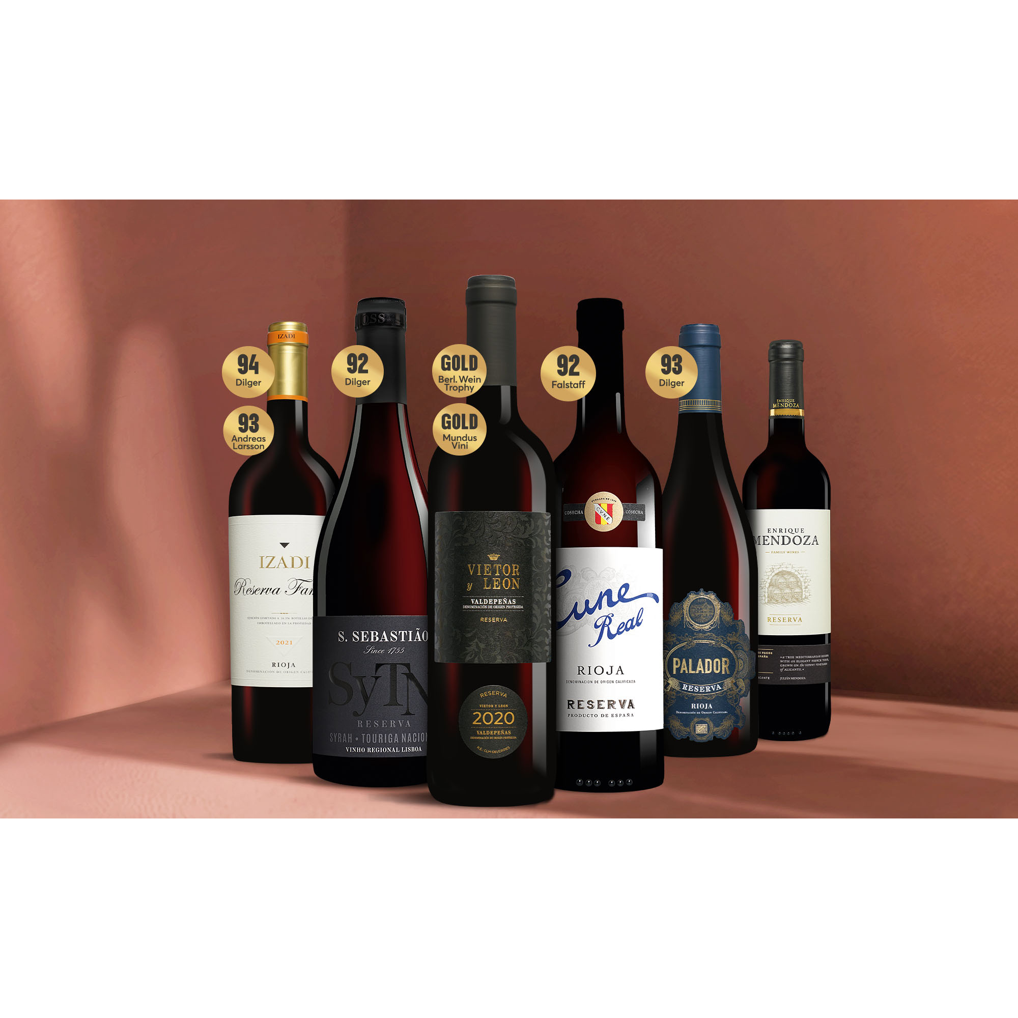 VINOS Wein-Angebote - Reserva Genießer-Paket 4.5L Weinpaket aus Spanien