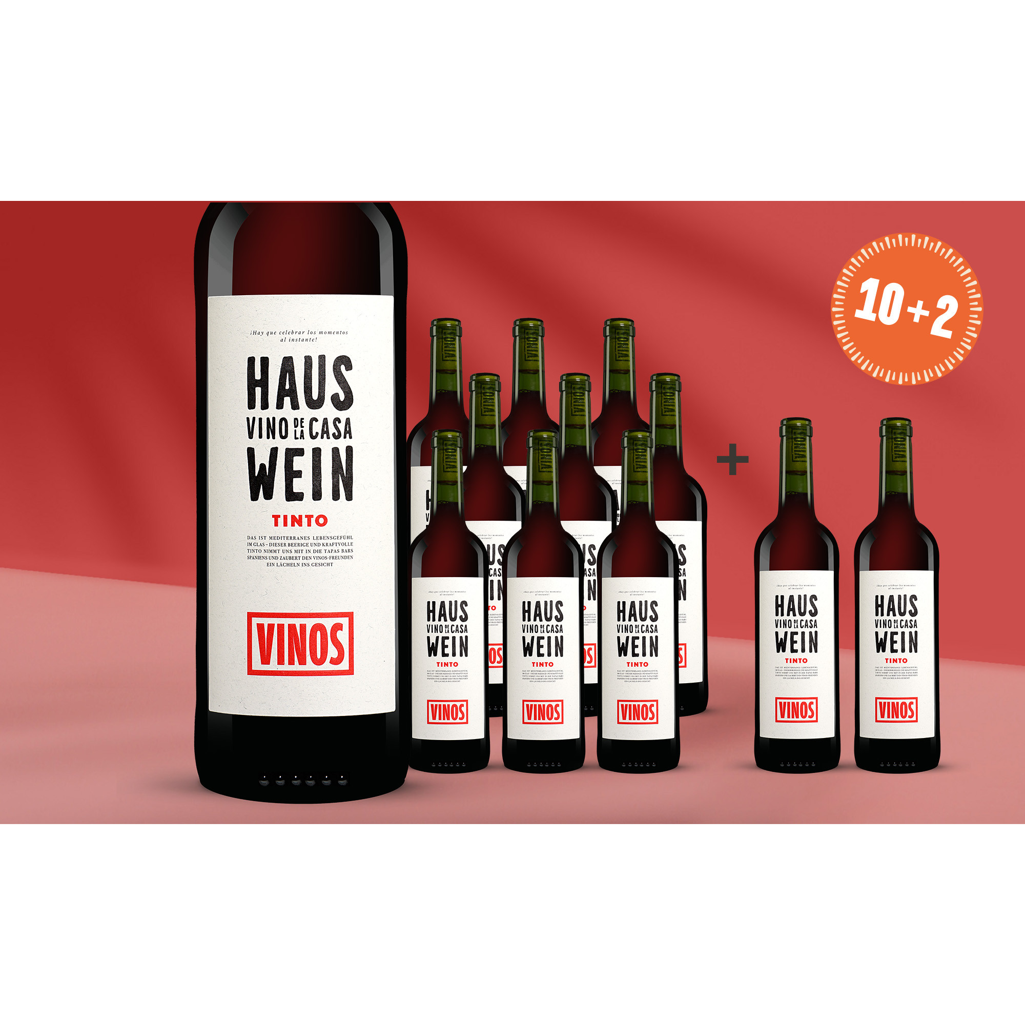 Image of Hauswein Tinto 9L 13.5% Vol. Weinpaket aus Spanien