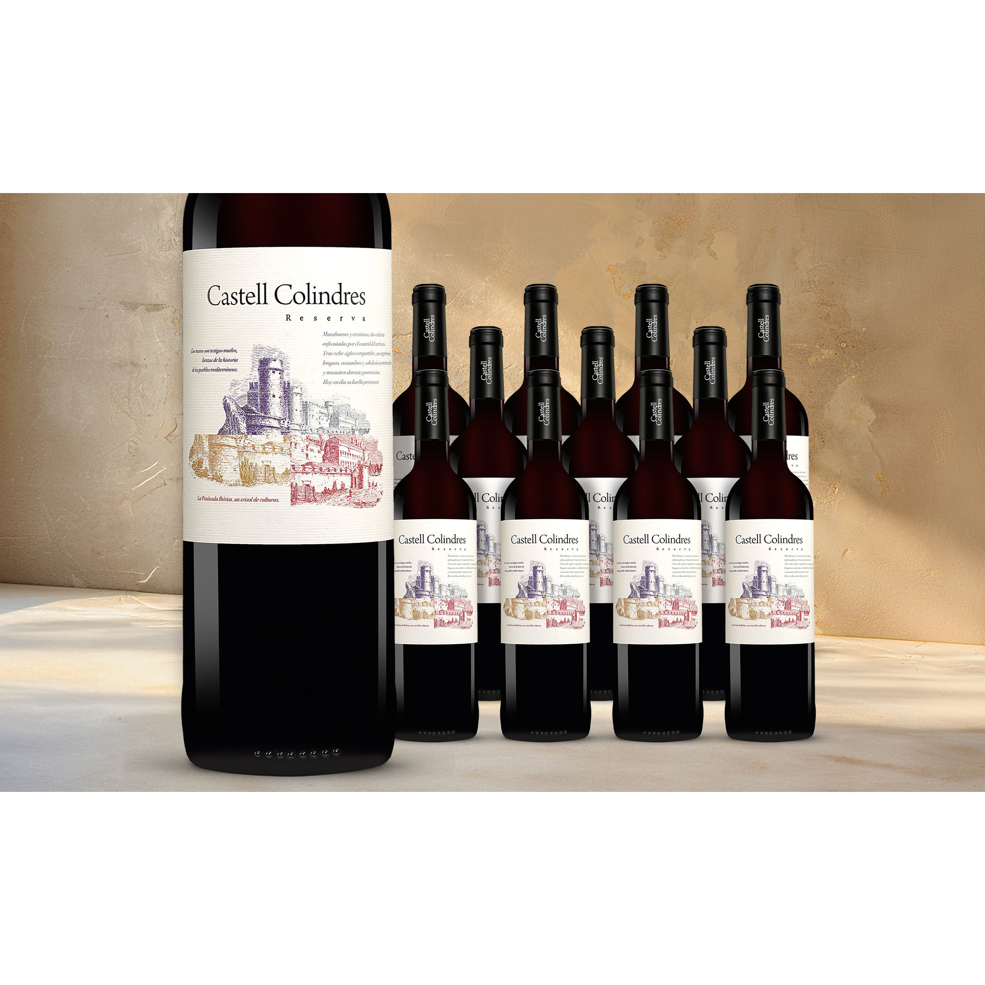 Image of Winter-Deal:Castell Colindres Reserva 2020 9L 13.5% Vol. Weinpaket aus Spanien