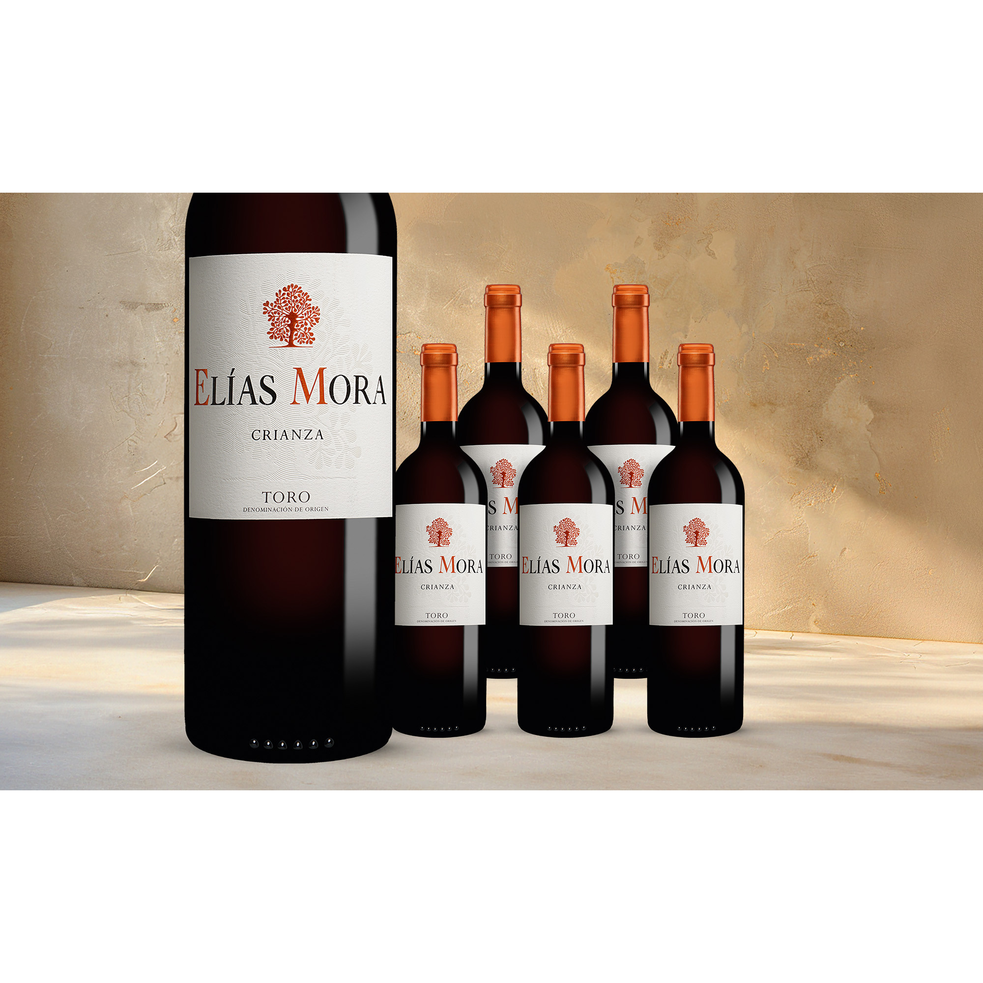 Winter-Deal:Elías Mora Crianza 2021  415% Vol. Weinpaket aus Spanien