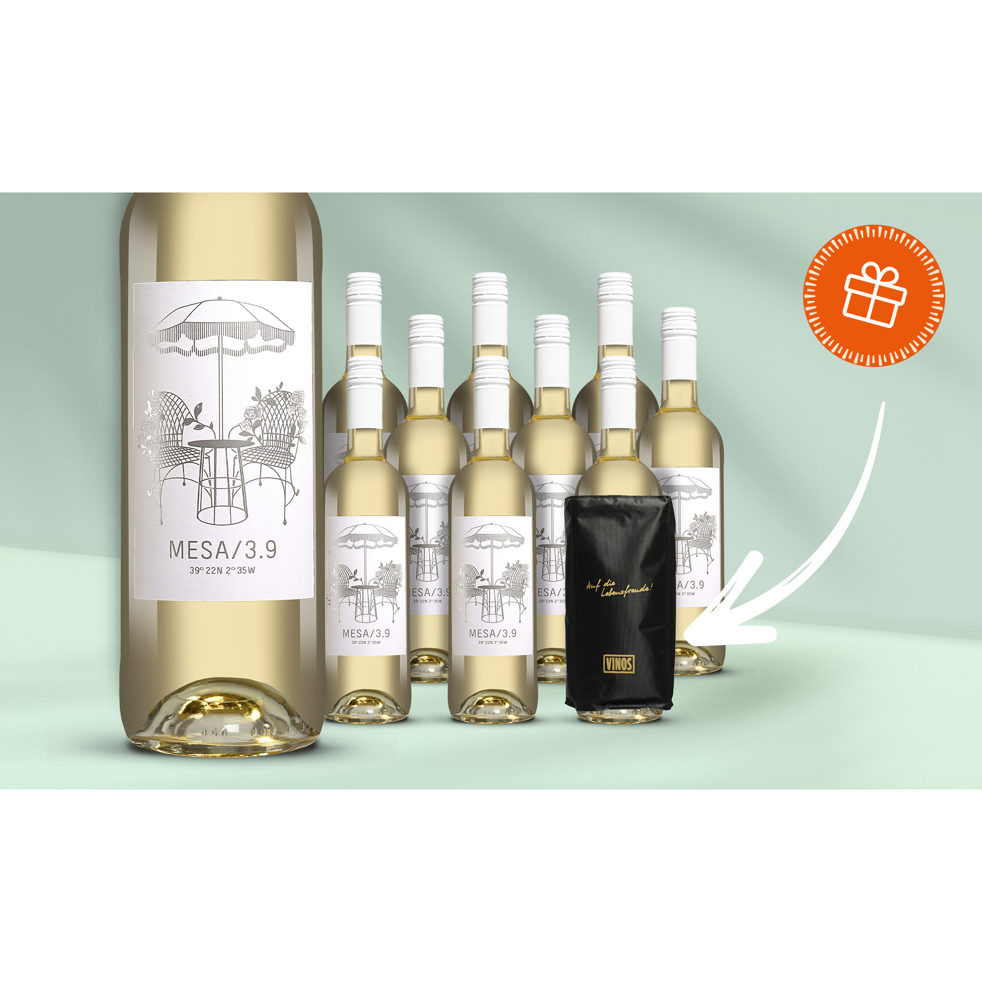 Image of MESA/3.9 Blanco 7.5L 12% Vol. Weinpaket aus Spanien