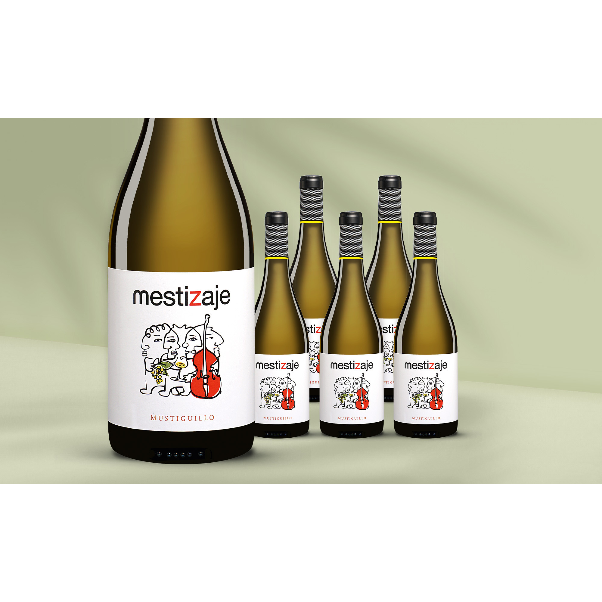 Mustiguillo Mestizaje Blanco 2024  413% Vol. Weinpaket aus Spanien