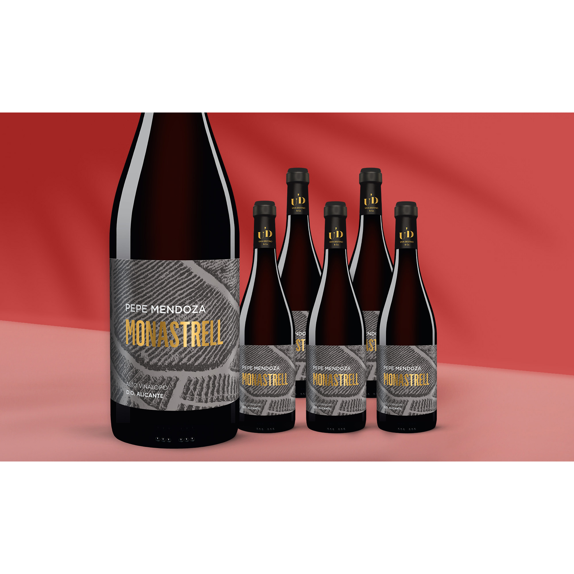 Pepe Mendoza Monastrell Origen 2023  413.5% Vol. Weinpaket aus Spanien