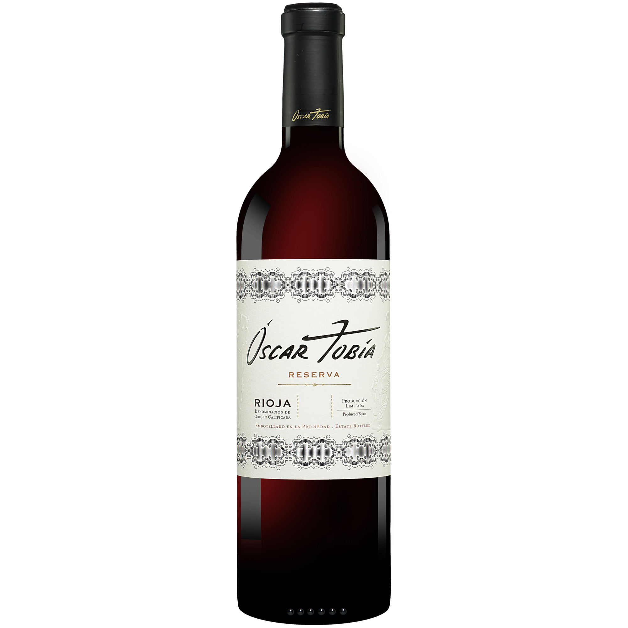 Óscar Tobía Reserva 2018  015% Vol. Rotwein Trocken aus Spanien