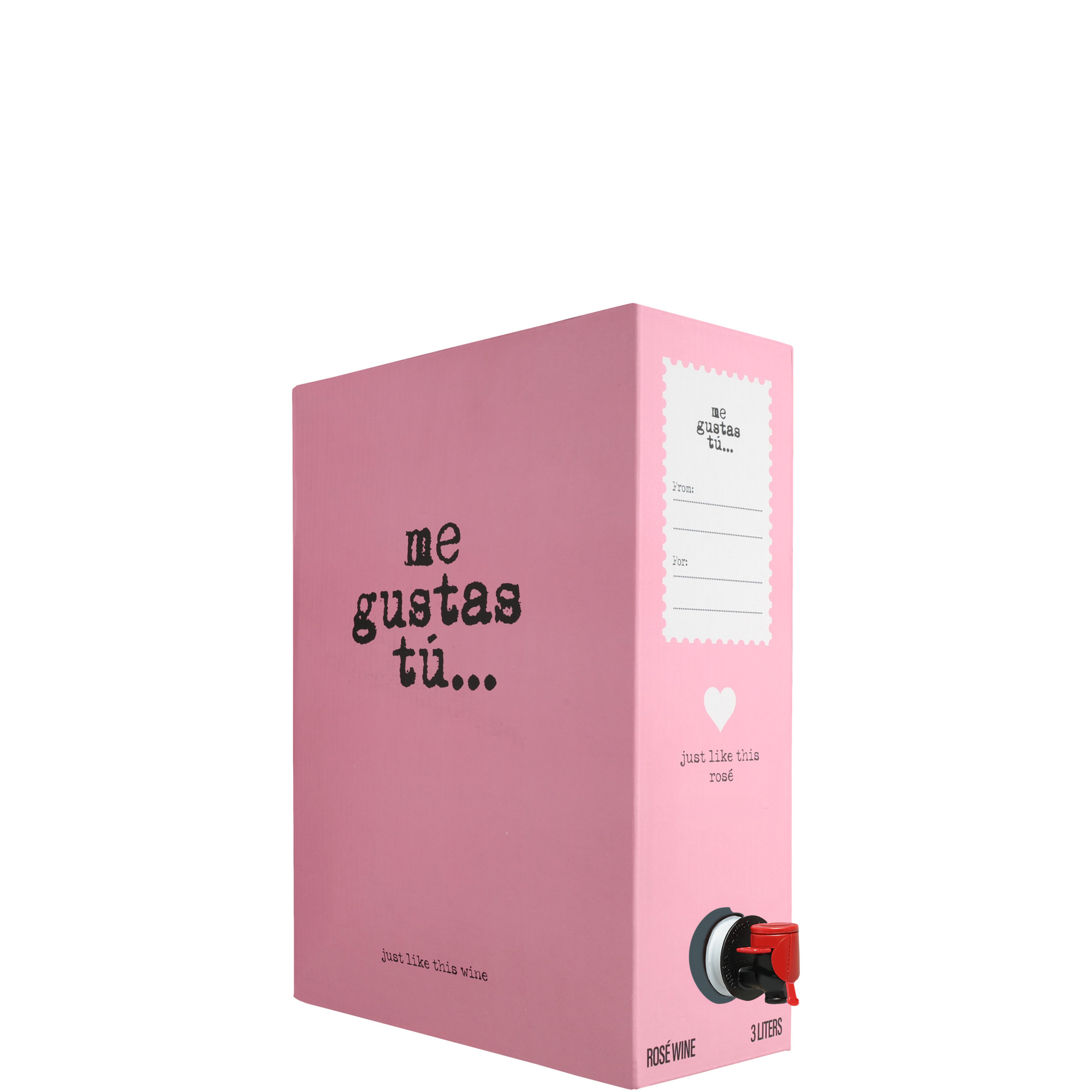 Me gustas tú Rosado - 3 Liter BiB 12.5% Vol. Roséwein Trocken aus Spanien