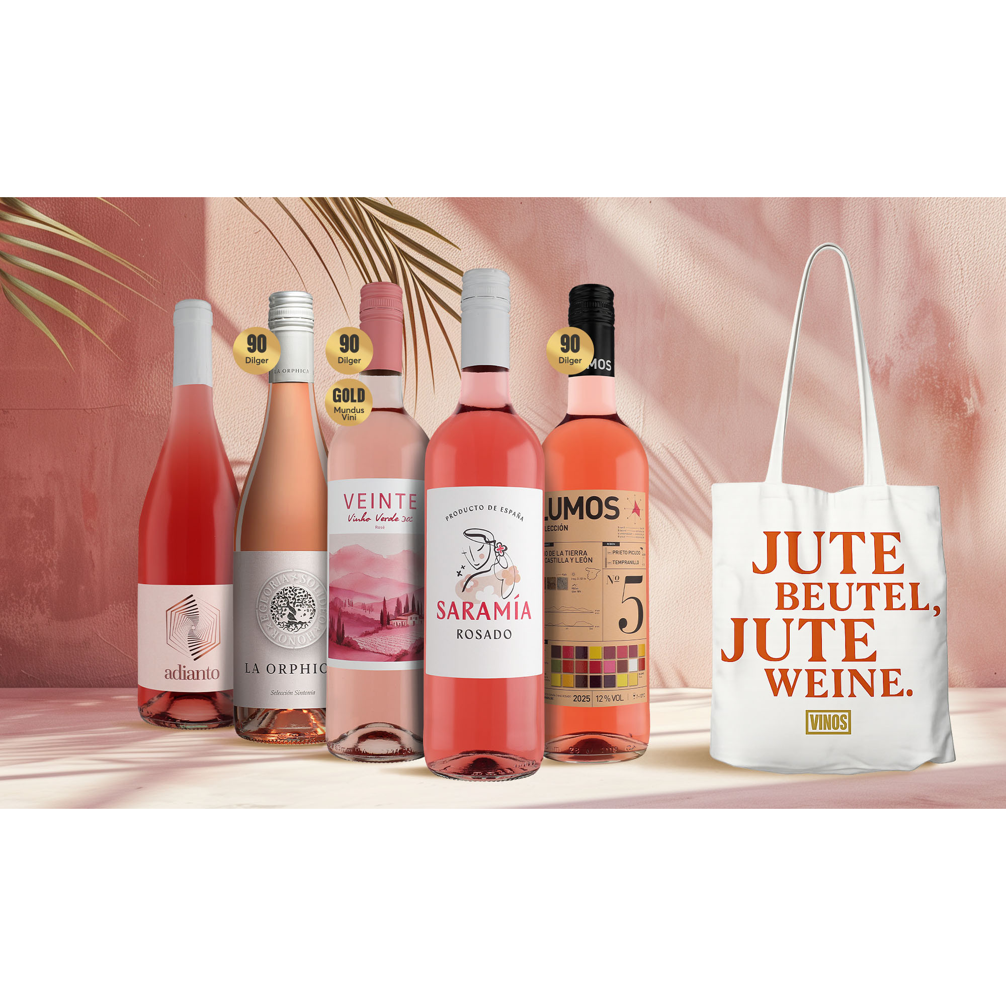 VINOS Wein-Angebote - Jute (Rosé)Weine-Paket 3.75L Weinpaket aus Spanien