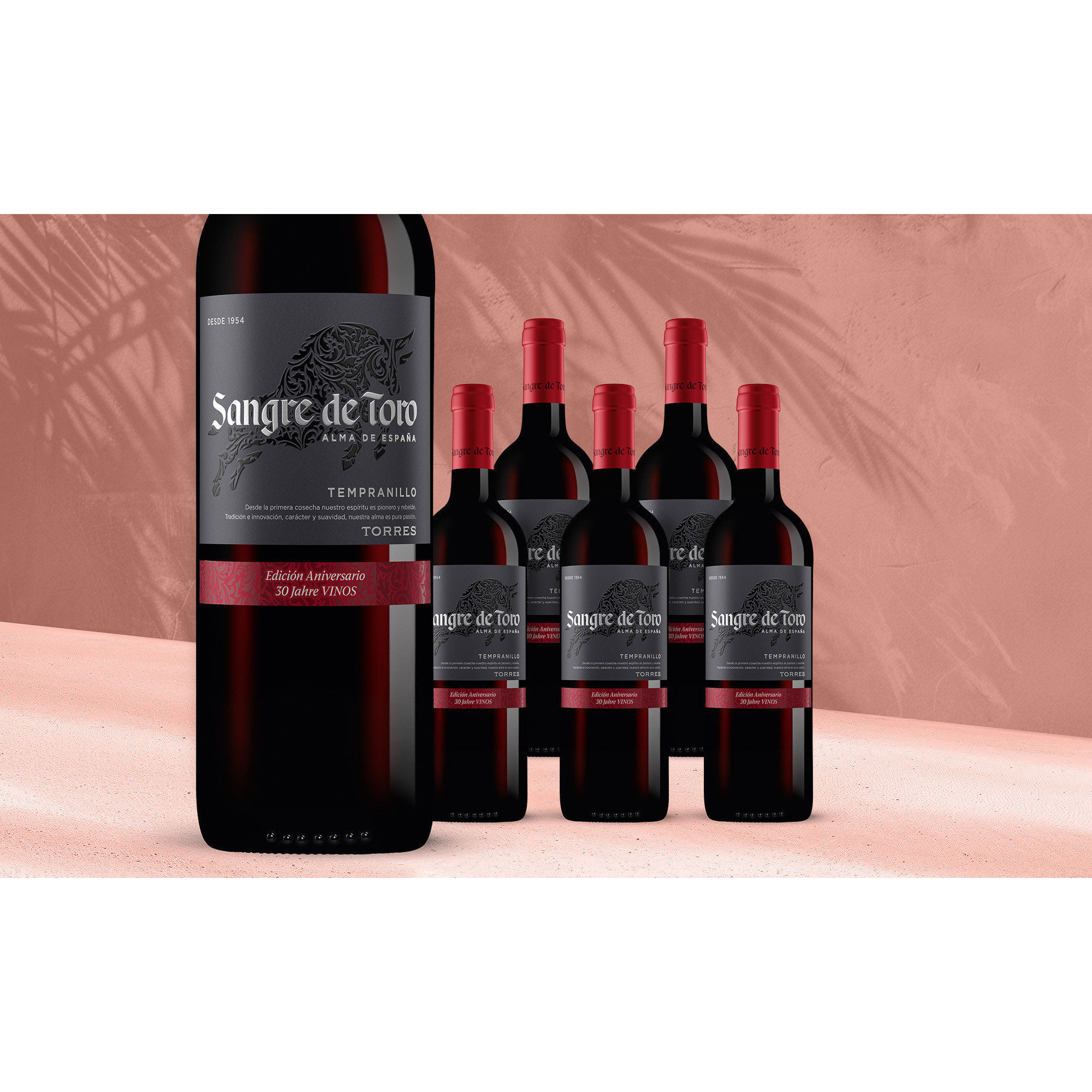 Torres Sangre de Toro Edición Aniversario 4 13.5% Vol. Weinpaket aus Spanien