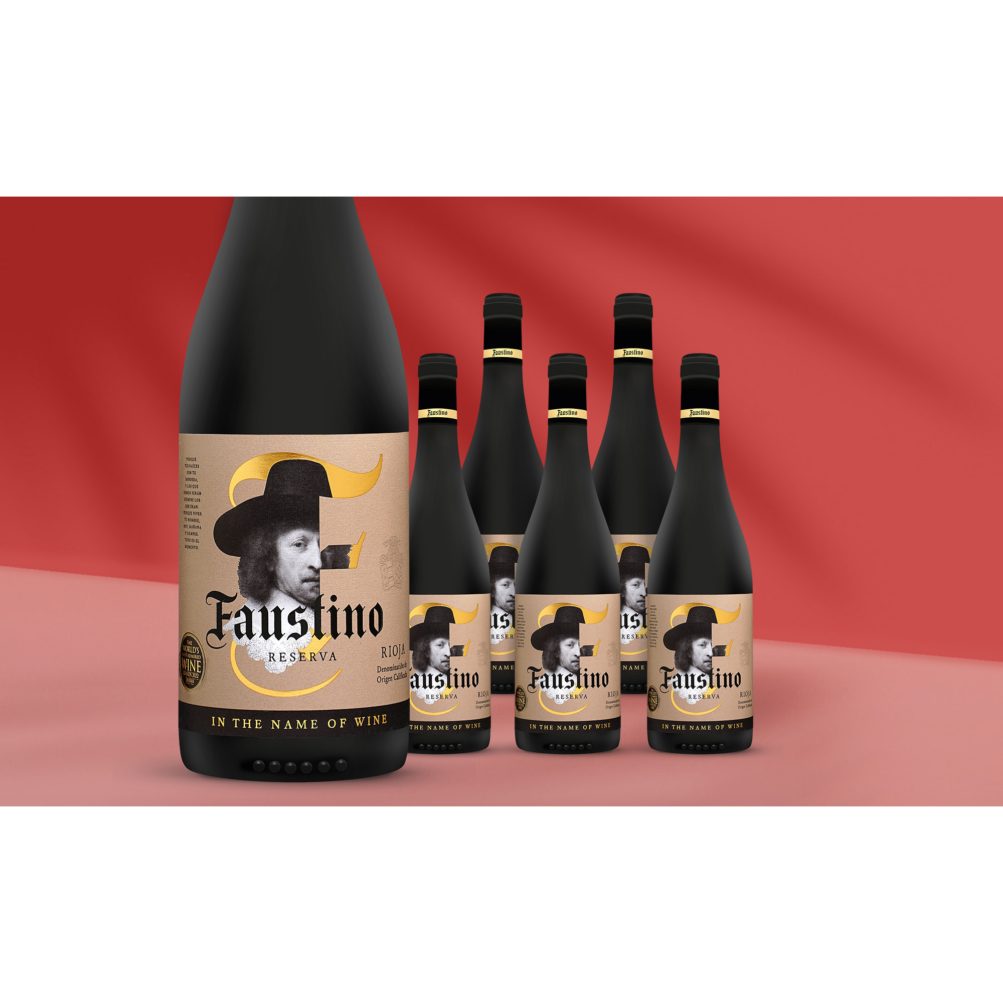 Faustino Itnow Reserva 2019 4 14% Vol. Weinpaket aus Spanien