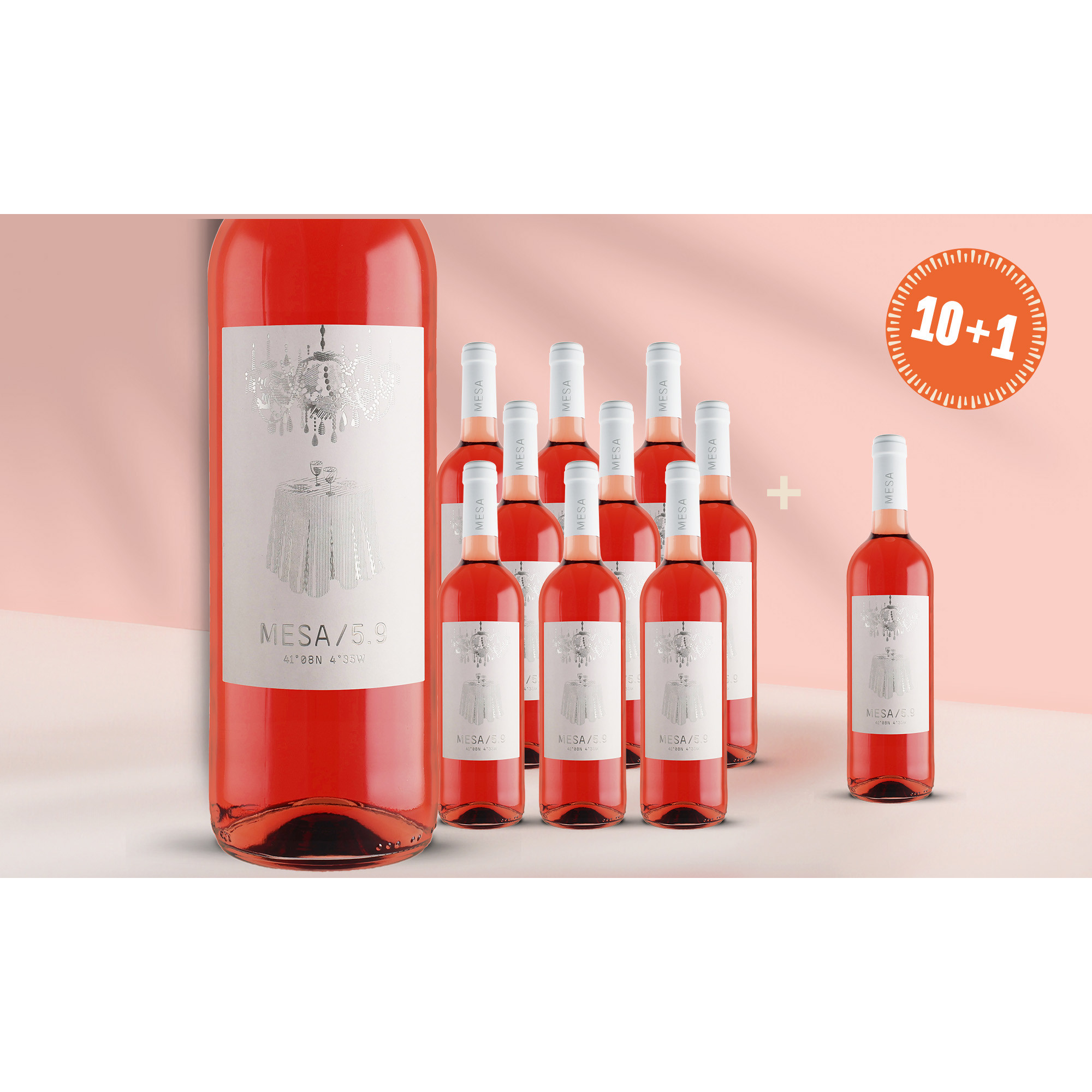MESA/5.9 Rosado 8 12% Vol. Weinpaket aus Spanien